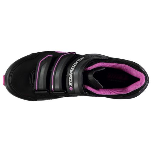 Black/Pink - Muddyfox - MTB100 Ladies Cycling Shoes - 3