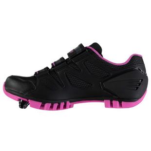 Black/Pink - Muddyfox - MTB100 Ladies Cycling Shoes - 4