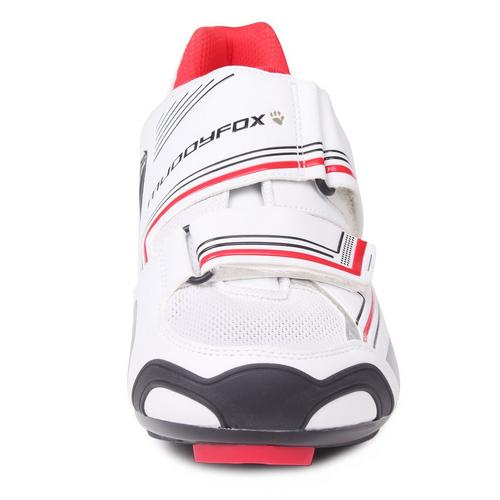 White/Black/Red - Muddyfox - RBS100 Mens Cycling Shoes - 5