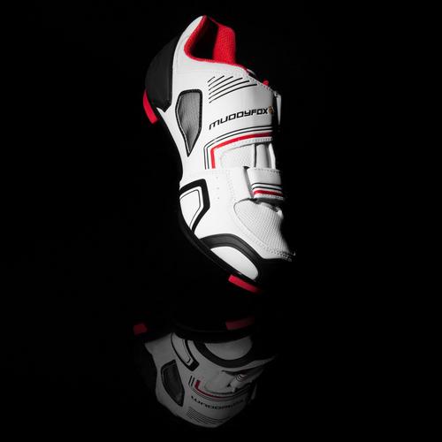 White/Black/Red - Muddyfox - RBS100 Mens Cycling Shoes - 7