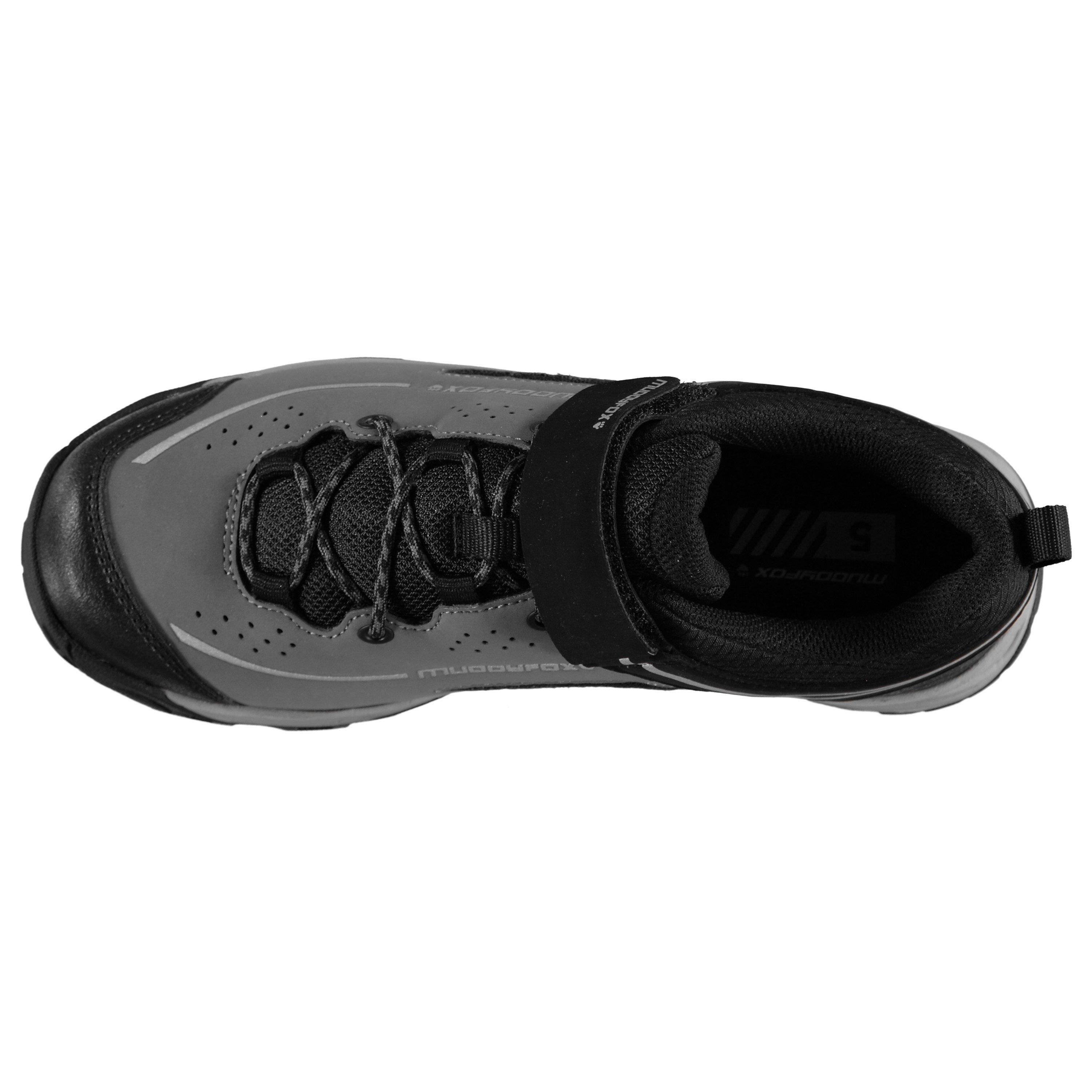 Siva/Crna - Muddyfox - TOUR 100 Low Mens Cycling Shoes - 3