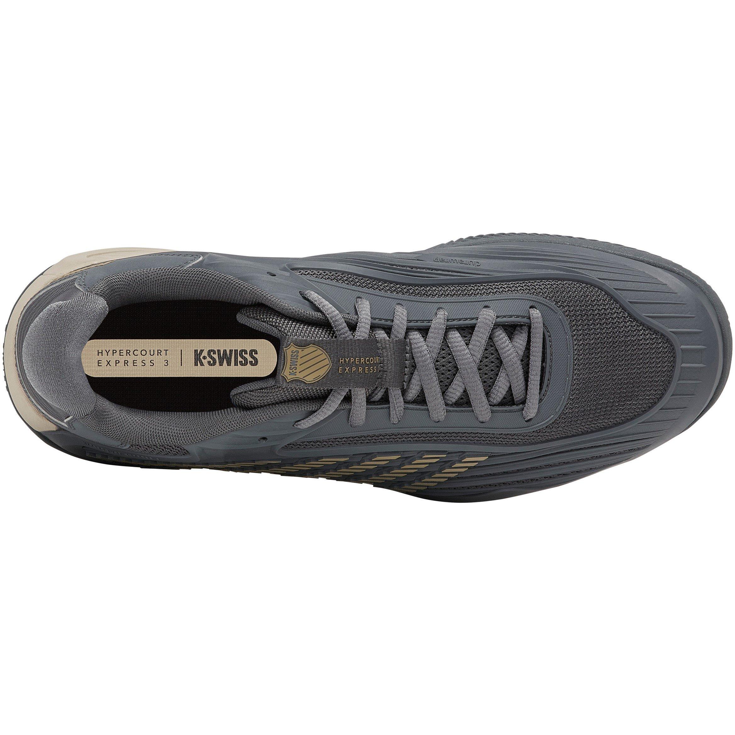 Bianco/Kaki - K-Swiss - Men's HC Express CL Tennis Shoes - 7