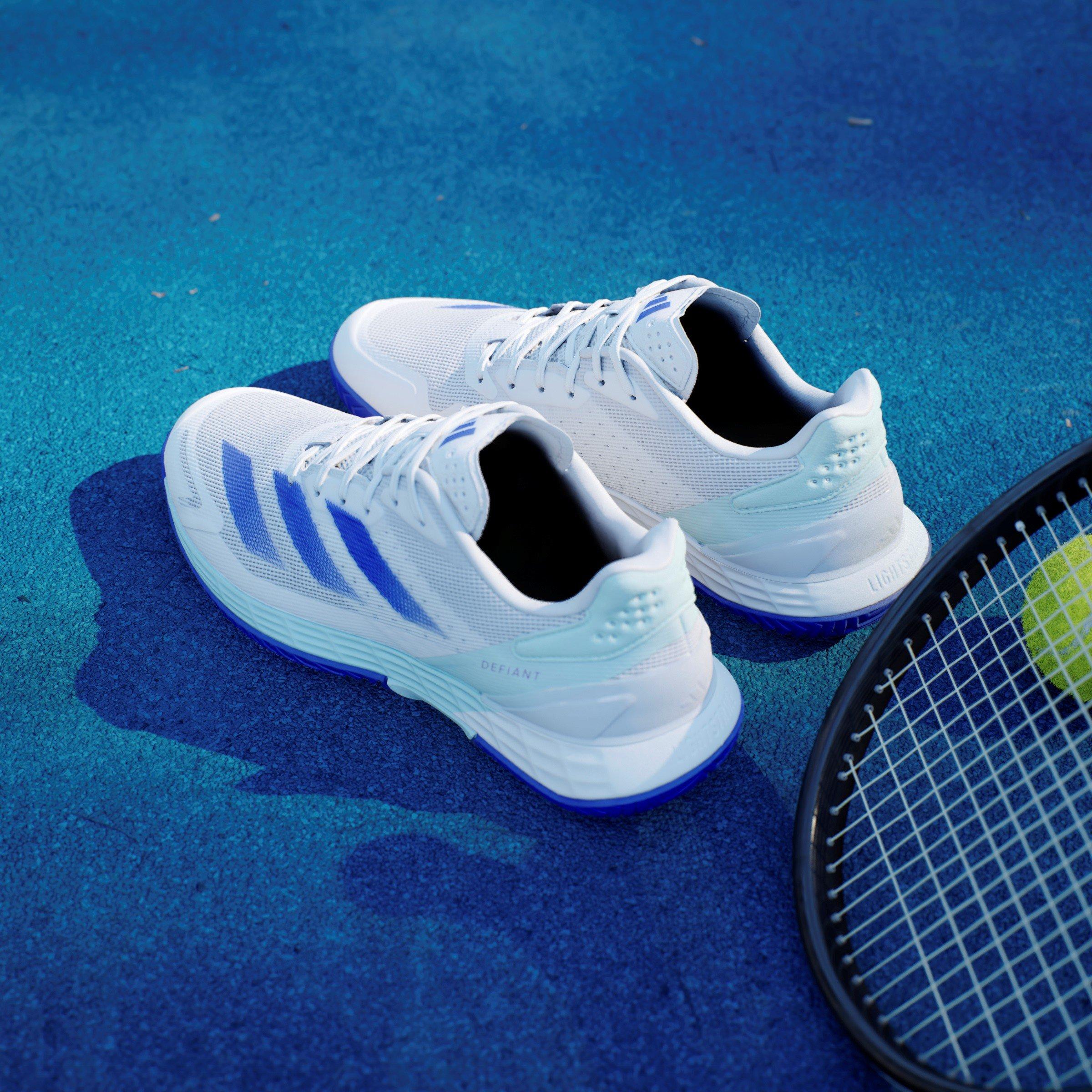 Ftwr White - adidas - Defiant Speed 2 M Tennis Shoes Mens - 12