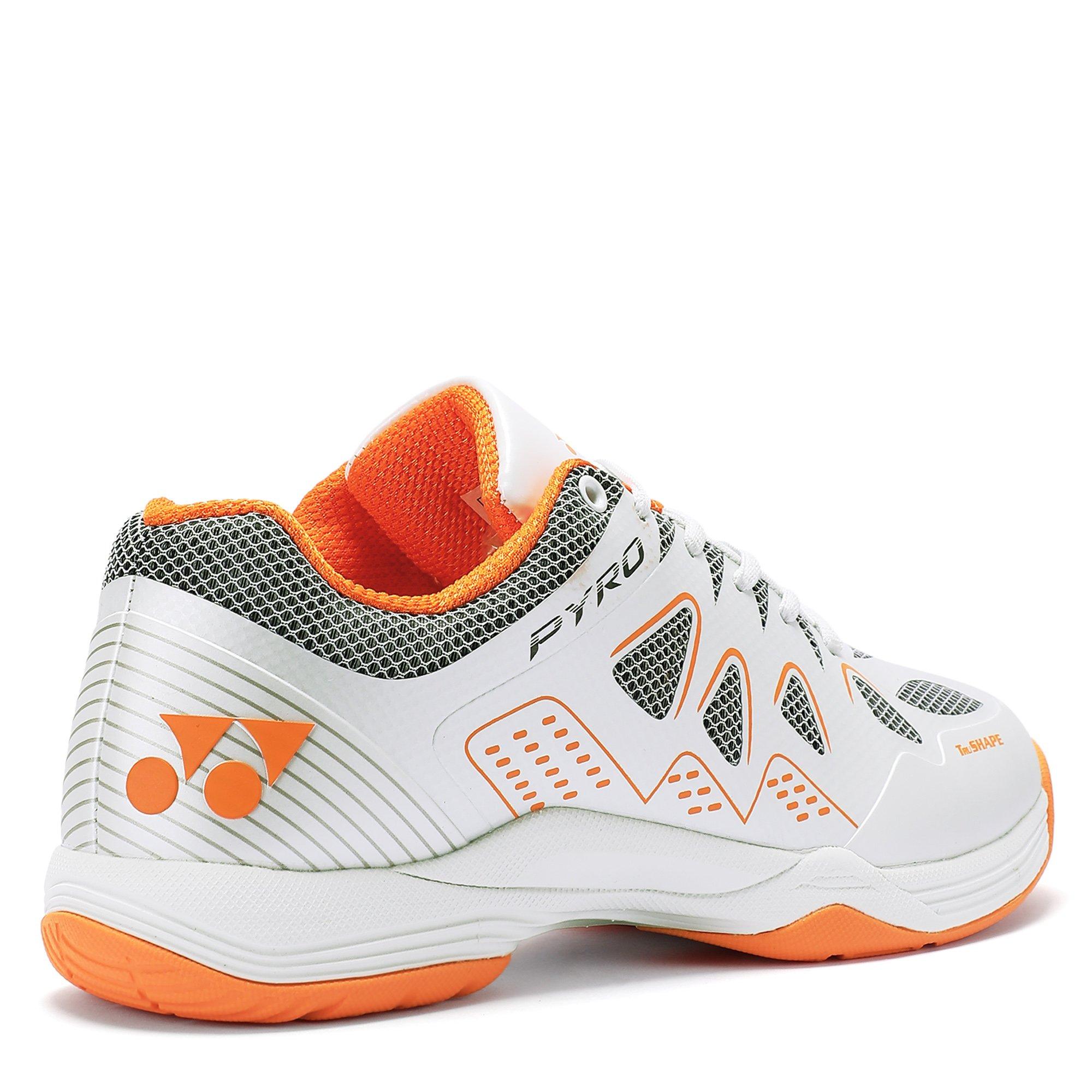BIJELO / NARANČASTO - Yonex - Pyro 2 Badminton Shoes Mens - 6
