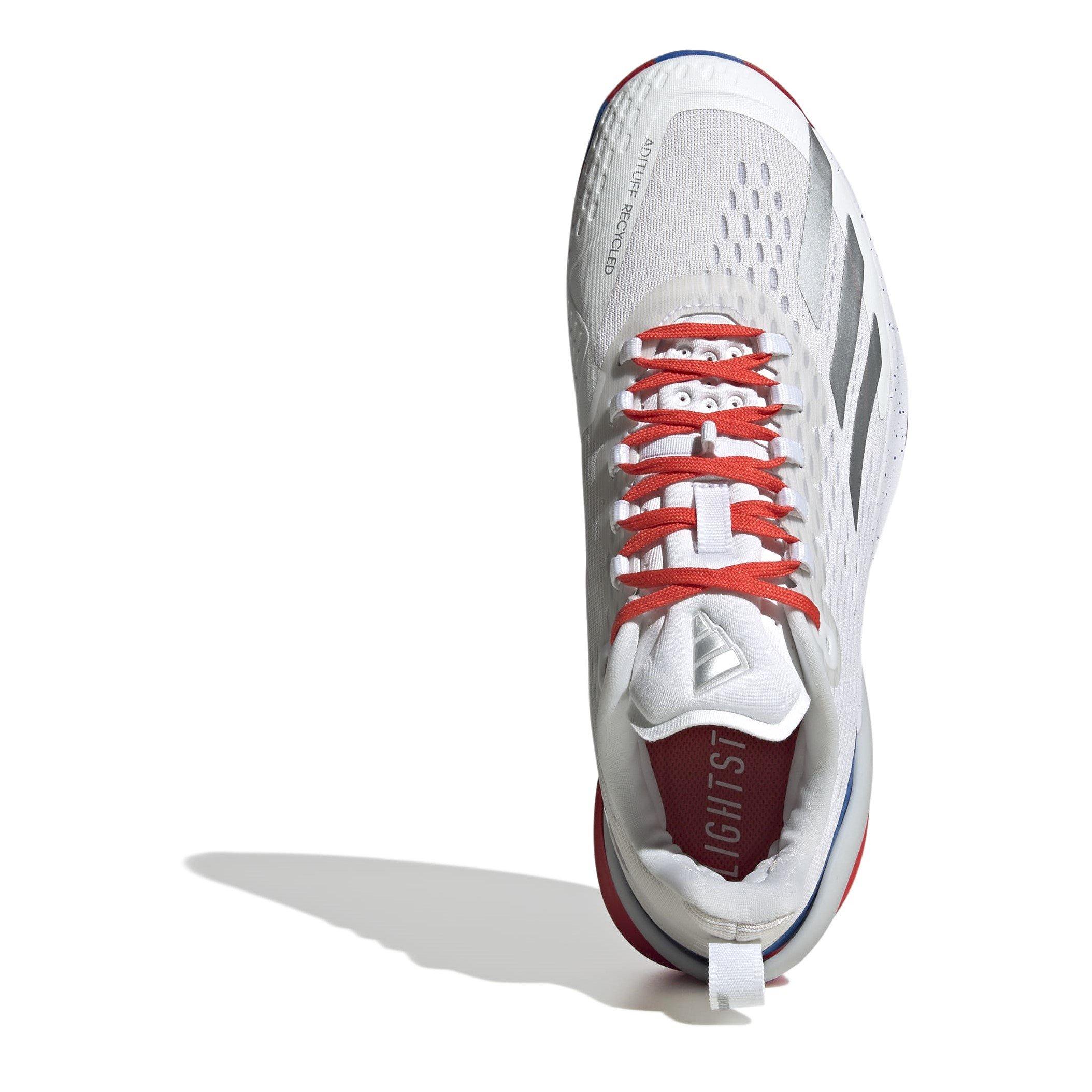 Blanc Ftwr - adidas - Adizero Tennis Shoes - 5