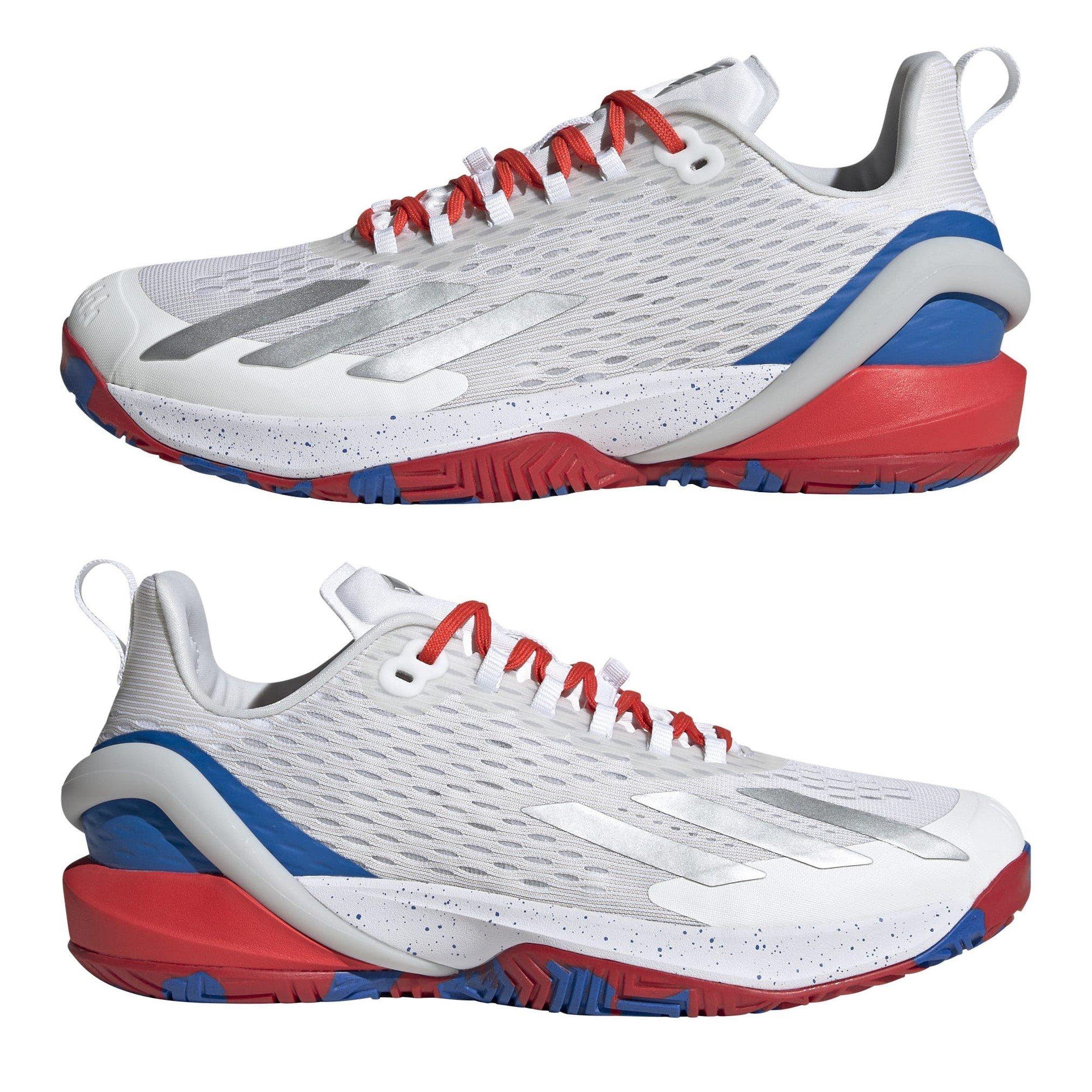 Blanc Ftwr - adidas - Adizero Tennis Shoes - 9