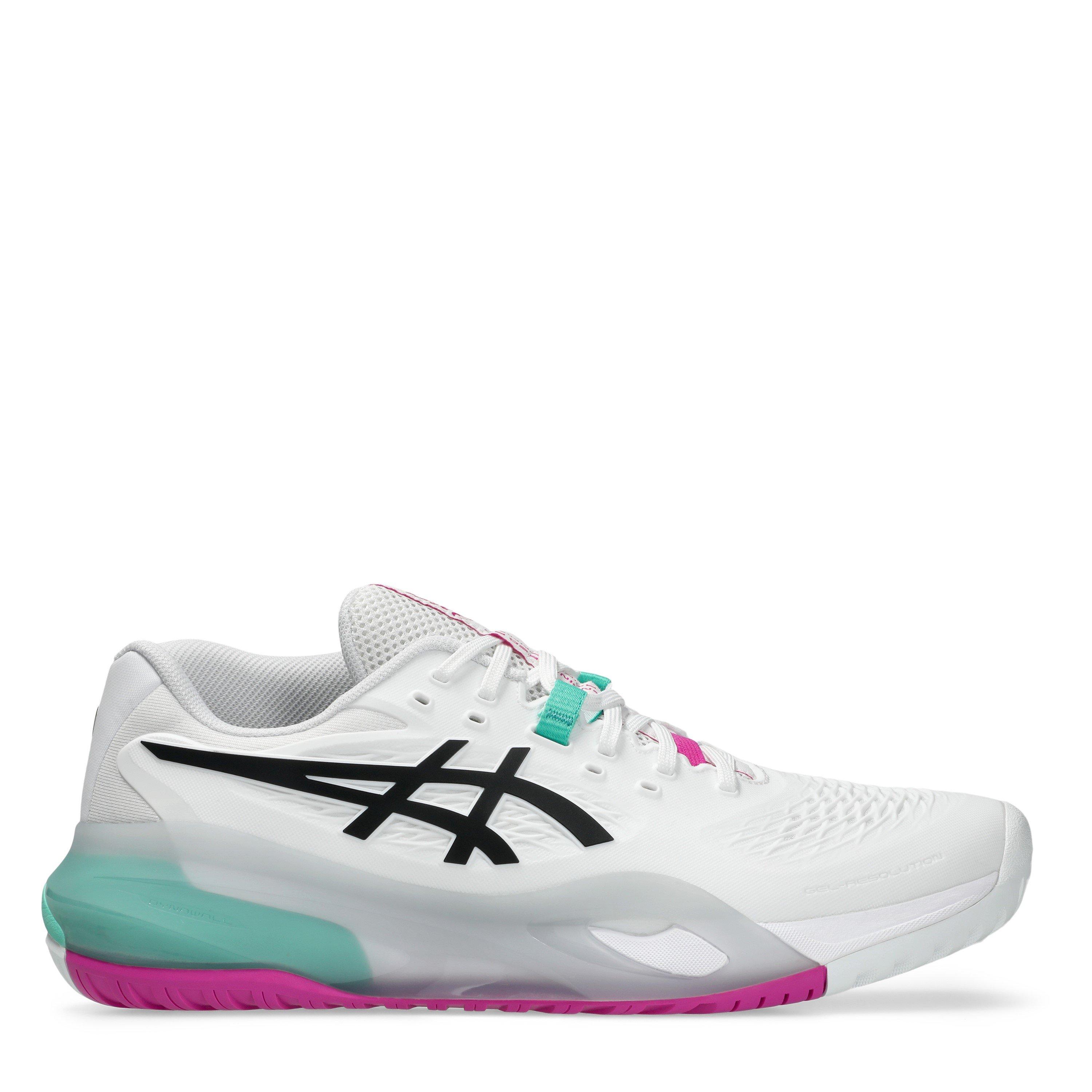 Asics Men's Gel-Resolution X Tennis Shoes - White/Aurora - 9 (44)