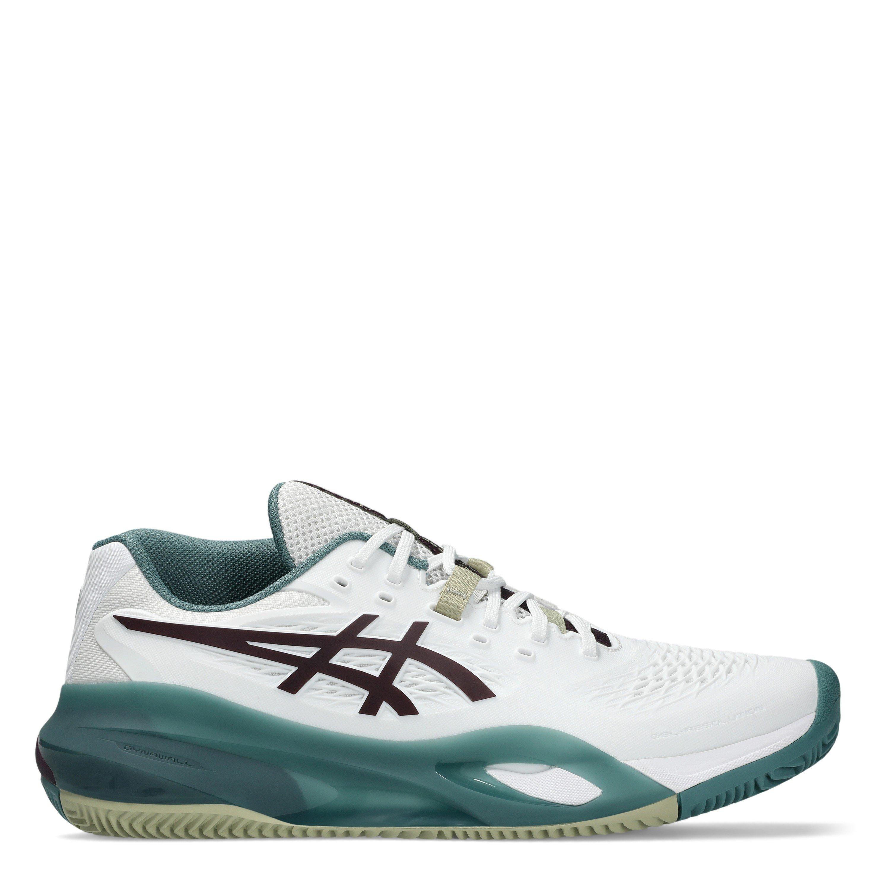 Asics Men's Gel-Resolution X Tennis Shoes - White- Clay - 10 (45)