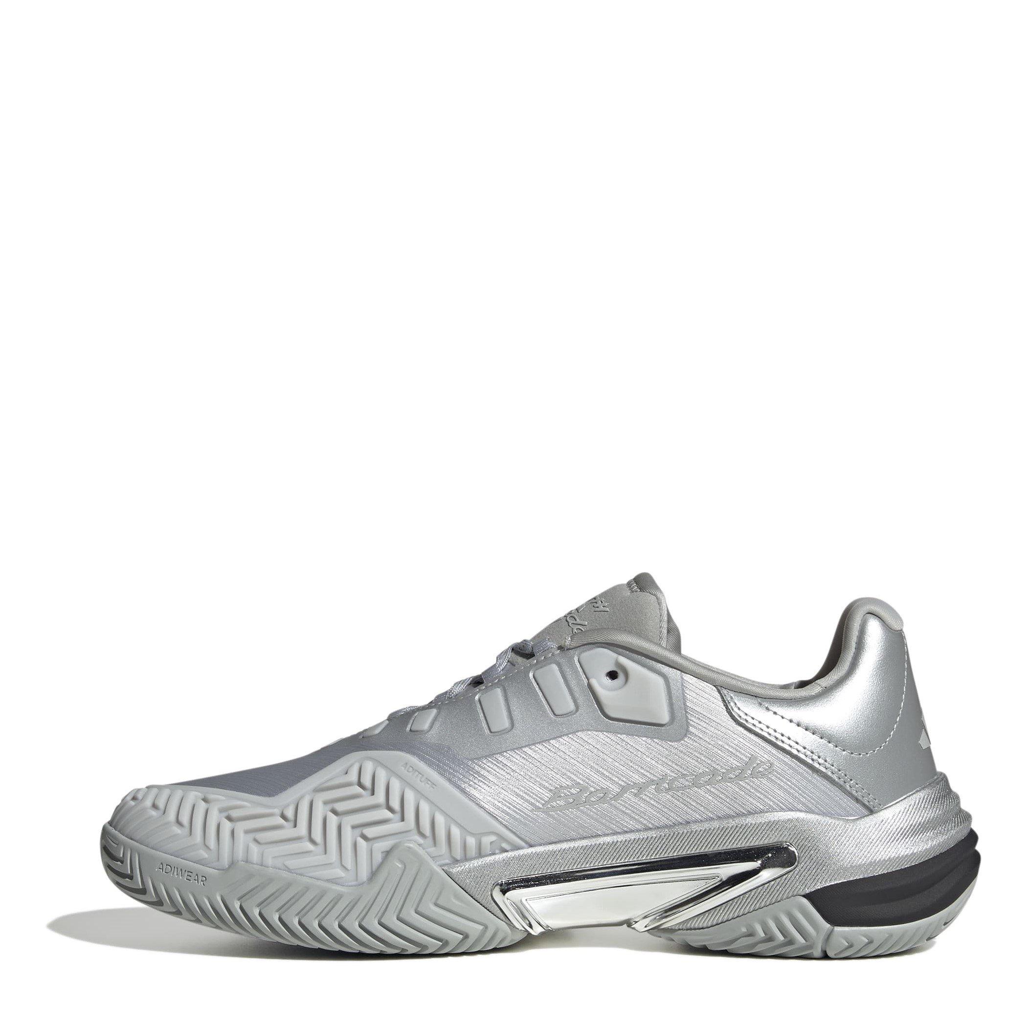 Silver met/Grey - adidas - Barricade 13 Silver Edition Tennis Shoes Mens - 2