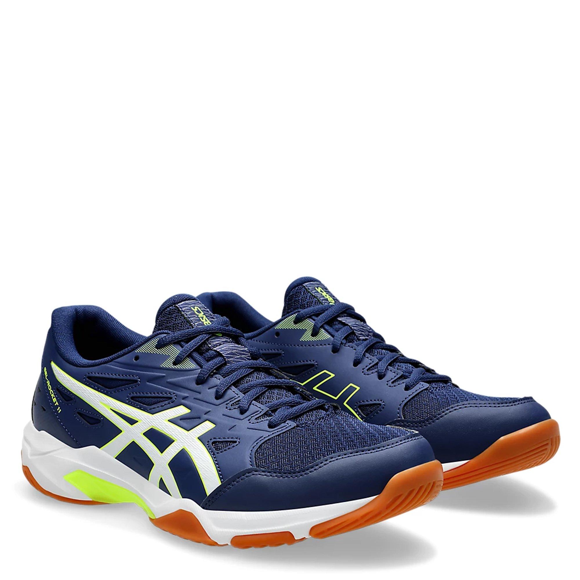 BlueExp/Yellow - Asics - GEL Rocket 11 Mens Badminton Shoes - 5