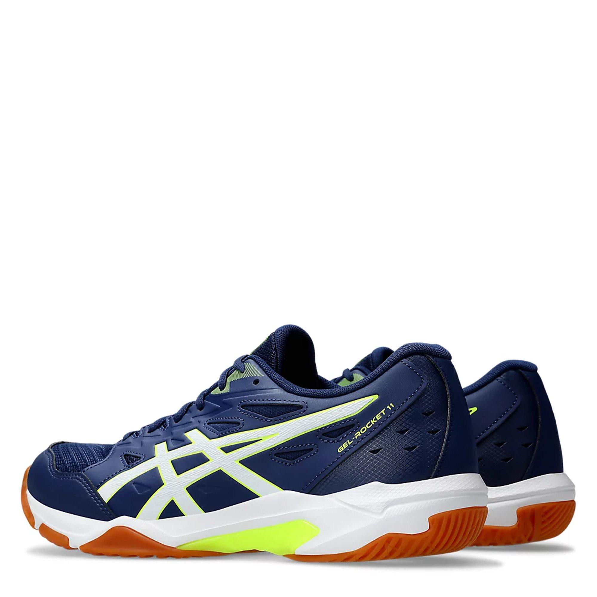 BlueExp/Yellow - Asics - GEL Rocket 11 Mens Badminton Shoes - 6
