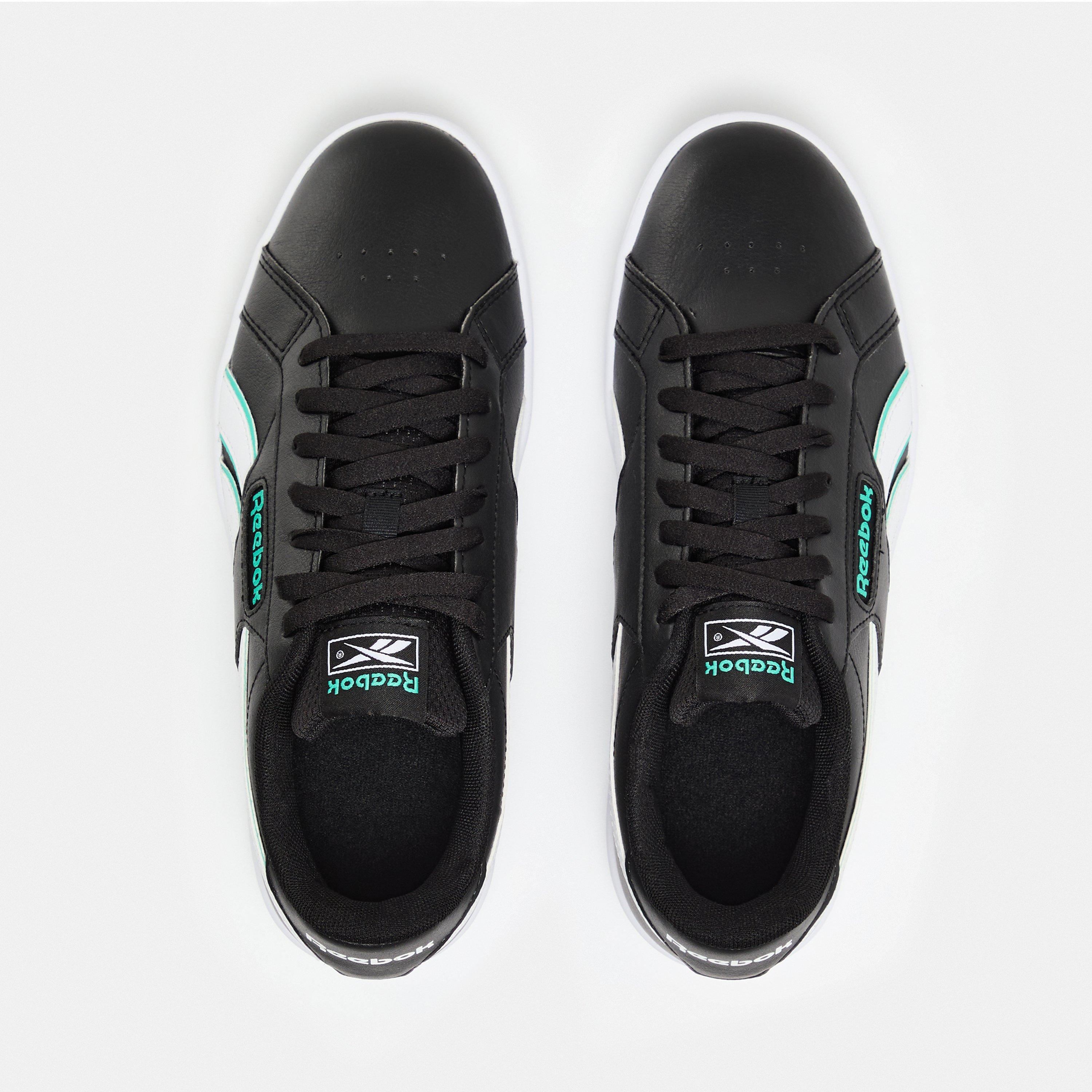 Black/White/Unl - Reebok - Court Retro Tennis Shoes - 4