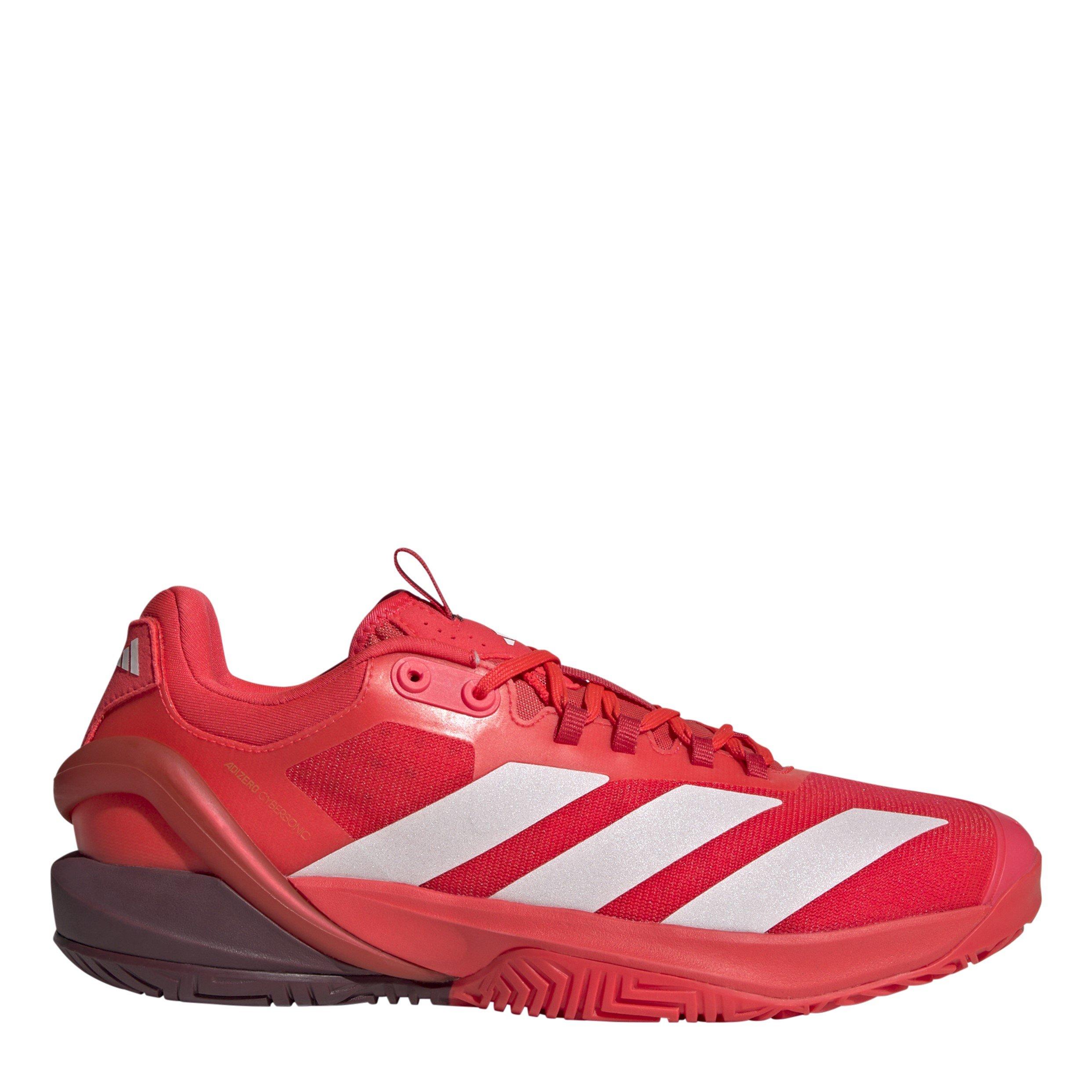 adidas Adizero Cybersonic 2 Tennis Shoes Mens - Lucid Red/Ruby
