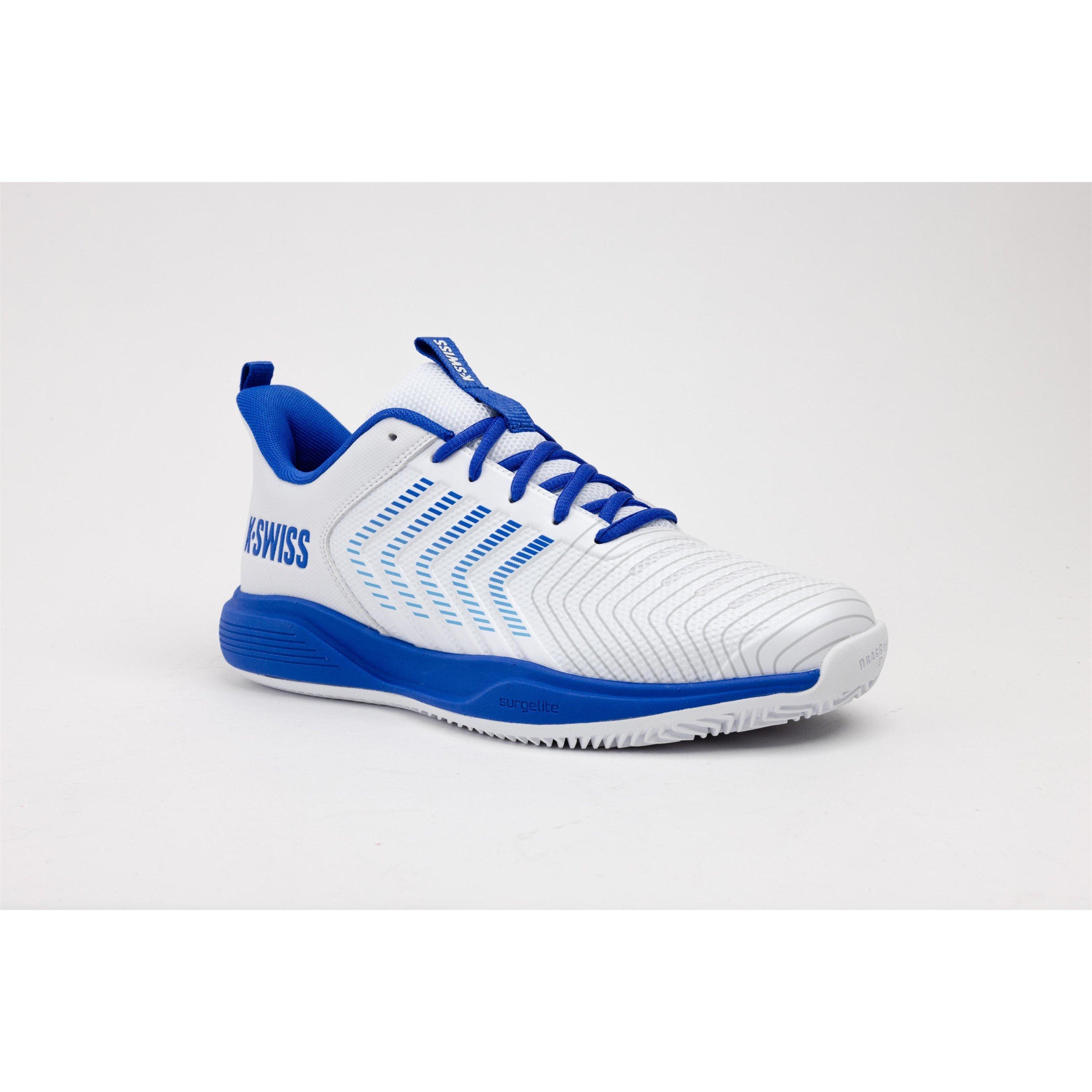 Weiß/Blau - K-Swiss - Men's U Shot Lite CL Tennis Shoes - 1