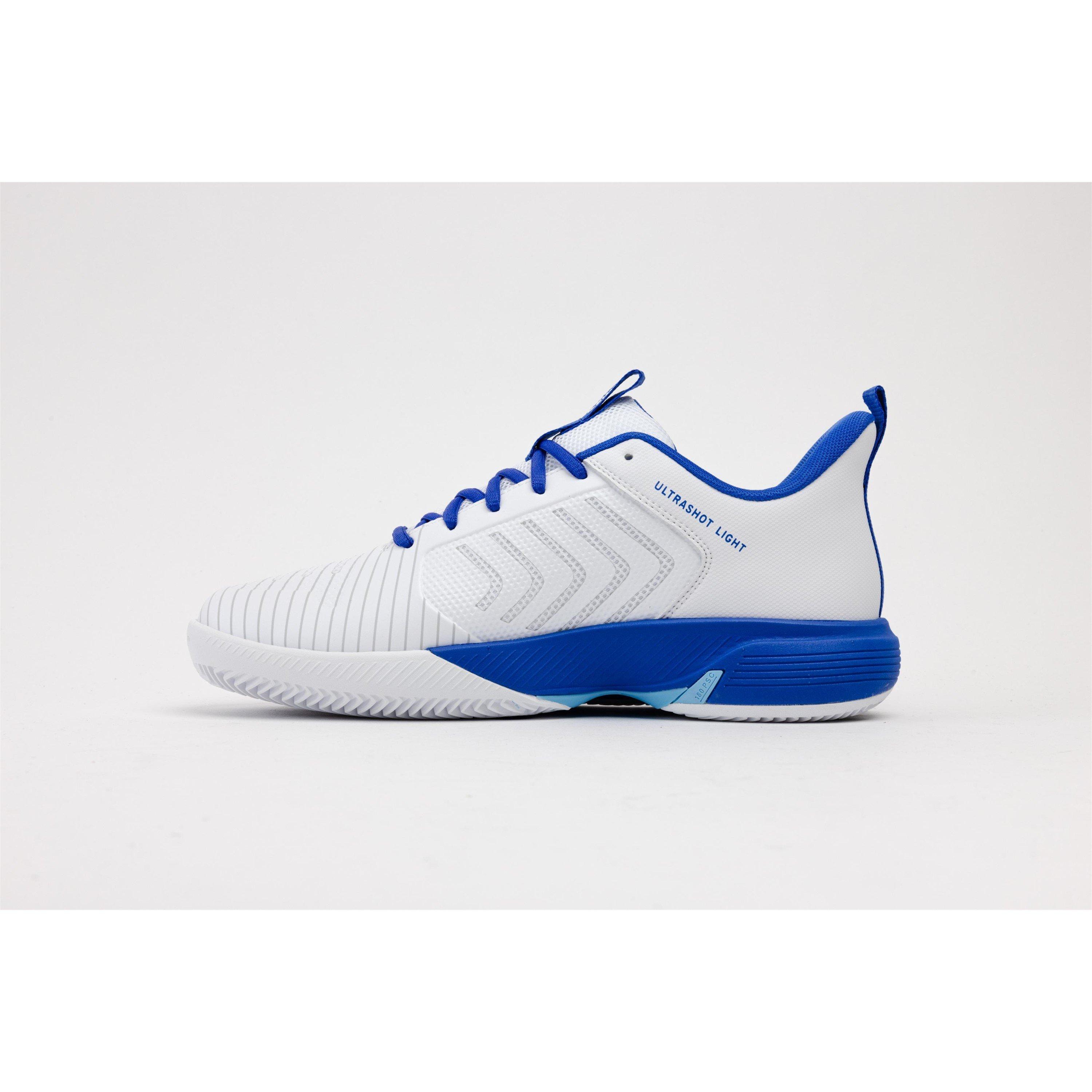 Weiß/Blau - K-Swiss - Men's U Shot Lite CL Tennis Shoes - 4