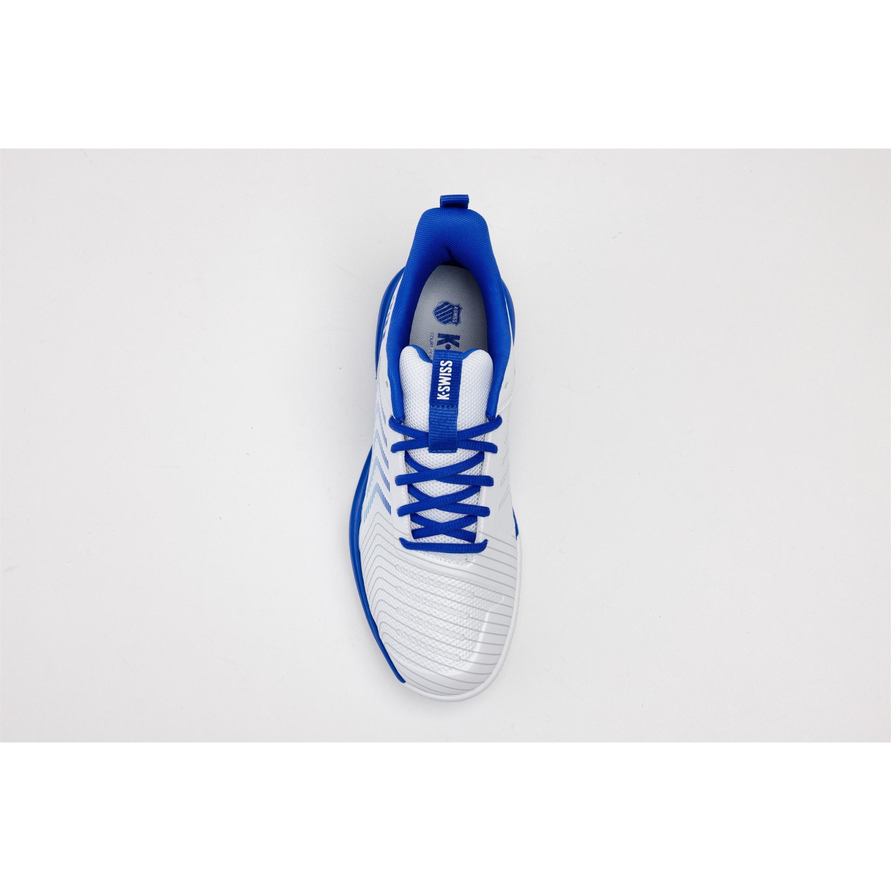 Weiß/Blau - K-Swiss - Men's U Shot Lite CL Tennis Shoes - 6