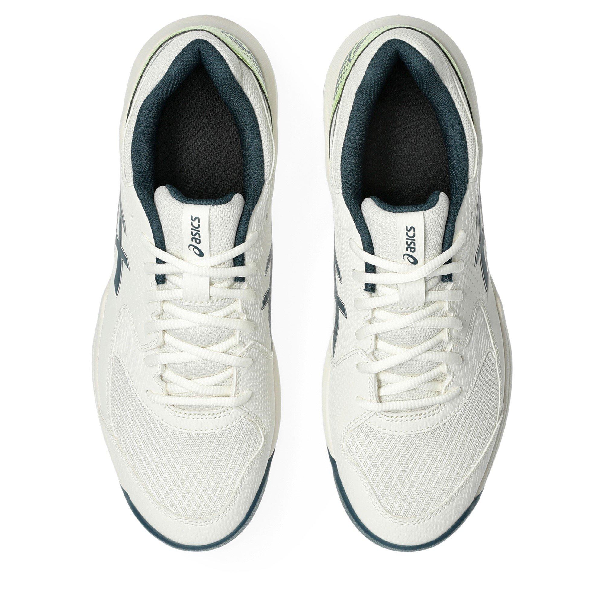 CREAM/TEAL - Asics - Gel-Dedicate 8 Mens Pickleball Shoes - 6