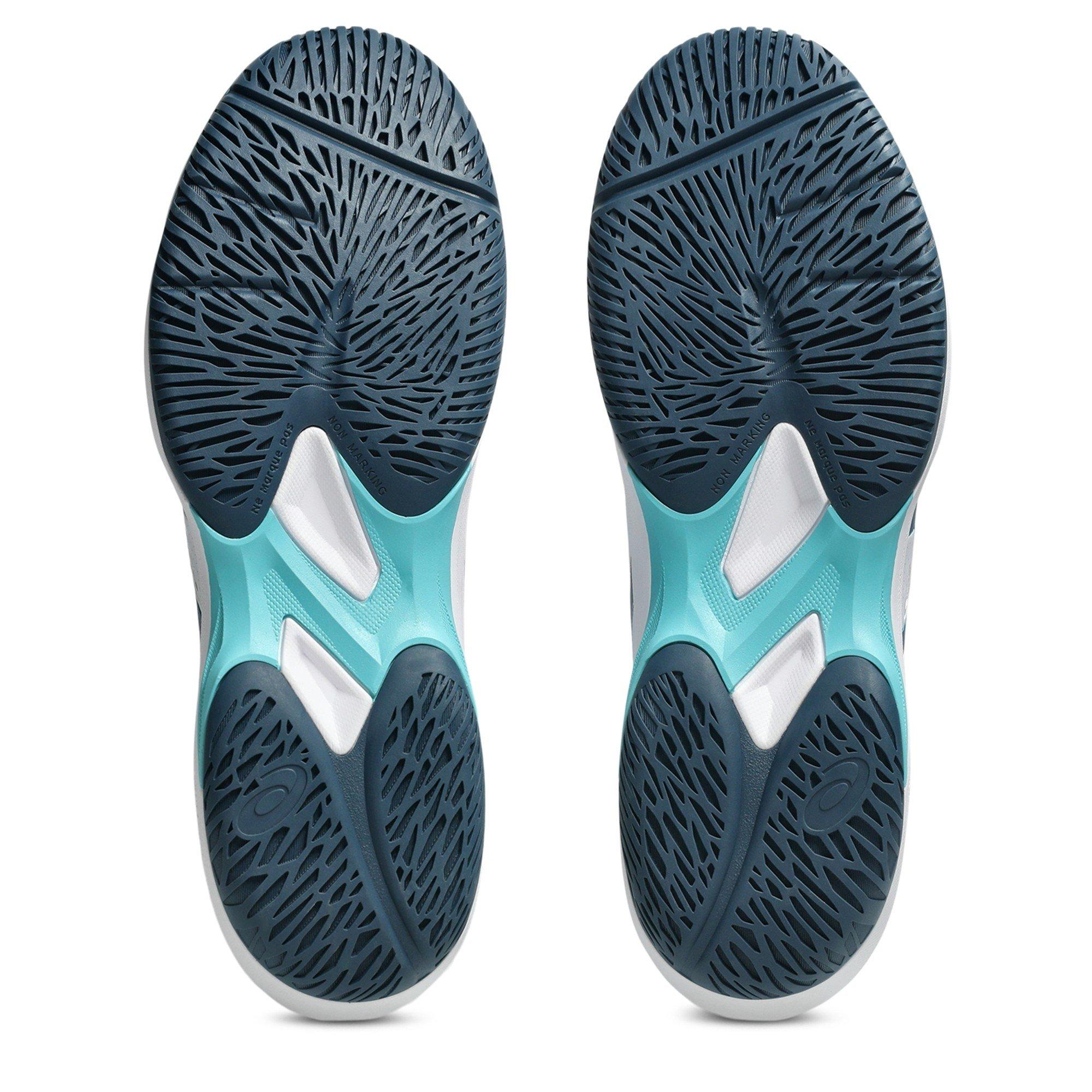 Wht/Mako Blue - Asics - Game FF Mens Pickleball Shoes - 3