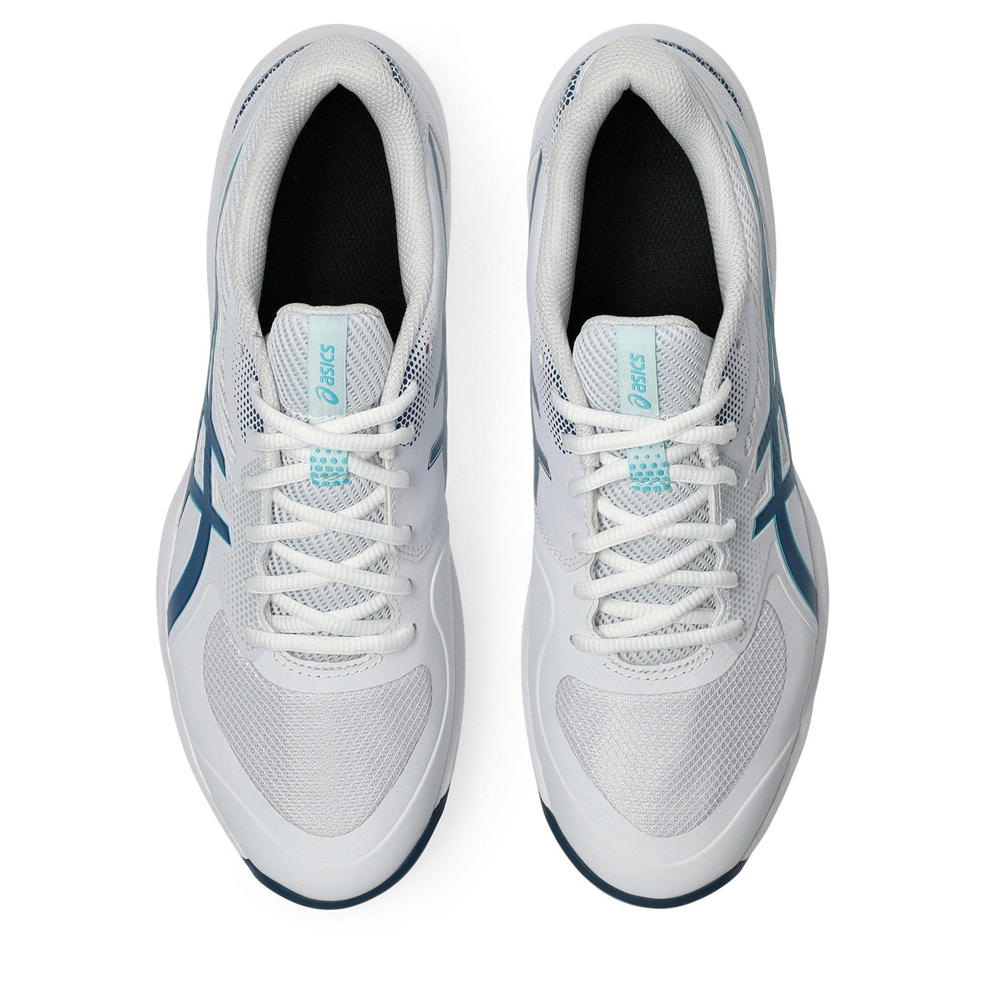 Wht/Mako Blue - Asics - Game FF Mens Pickleball Shoes - 6