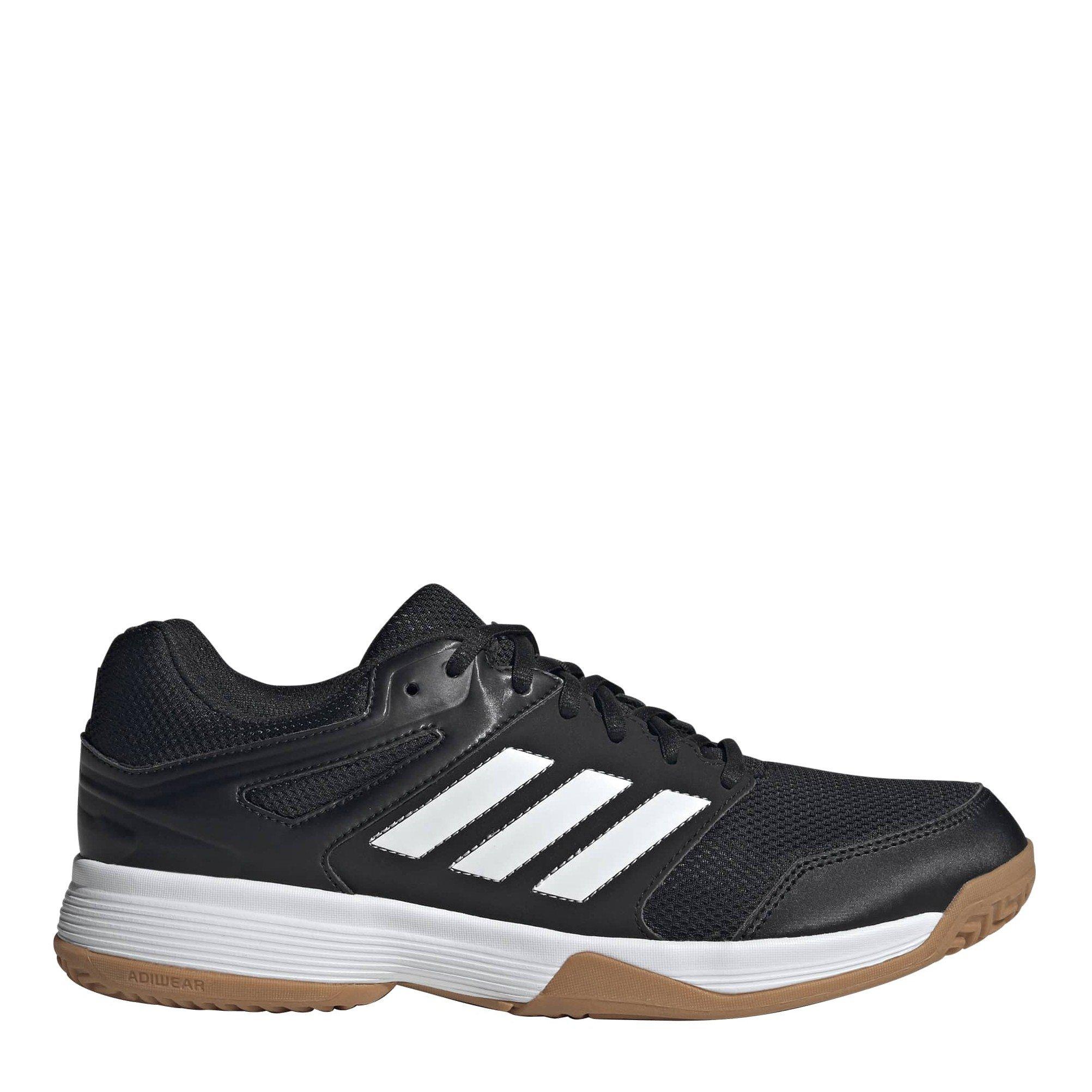 Black/White/Gum - adidas - Speedcourt Mens Indoor Shoes - 1