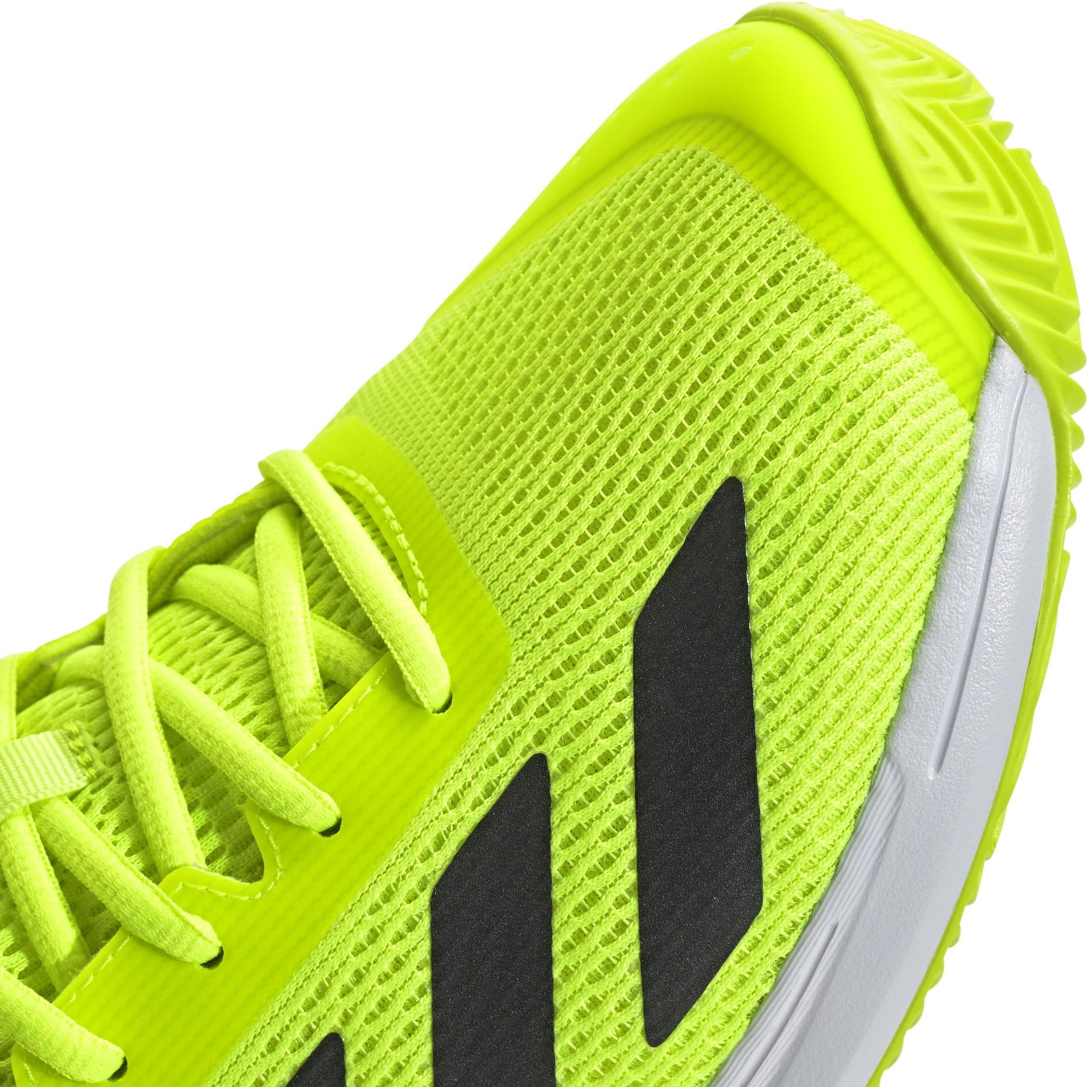 Lemon/Blck/Wht - adidas - Courtflash Speed 2 Tennis Shoes Mens - 8