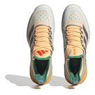 Blanc/Taupe/Orange - adidas - braided-detail satin sandals Braun - 5