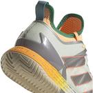 Blanc/Taupe/Orange - adidas - braided-detail satin sandals Braun - 7