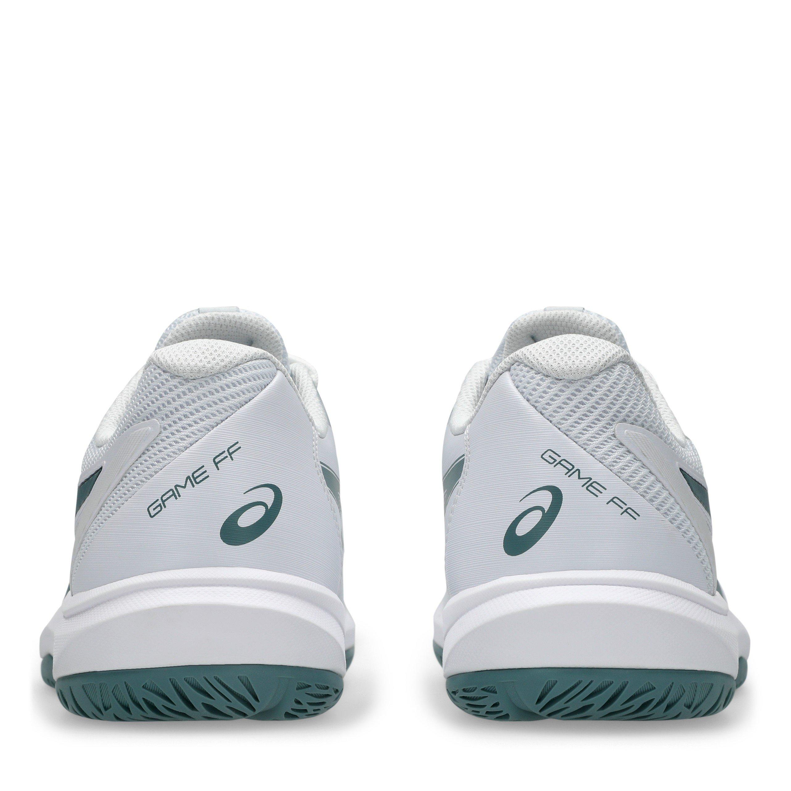 Wht/Foggy Teal - Asics - Gel-Game FF Mens Tennis Shoes - 7