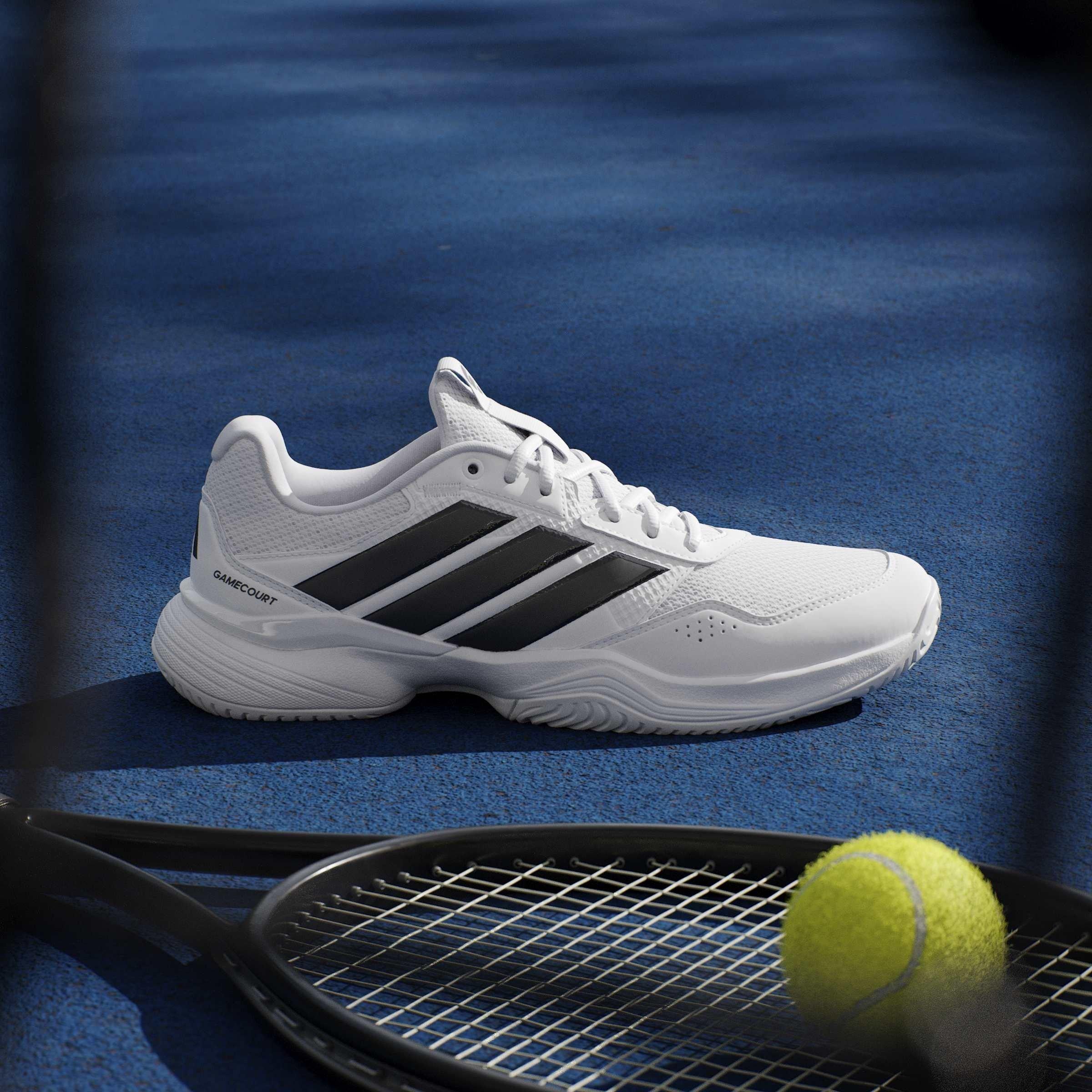 White/CoreBlack - adidas - Adidas GameCourt 3 Sn00 - 10