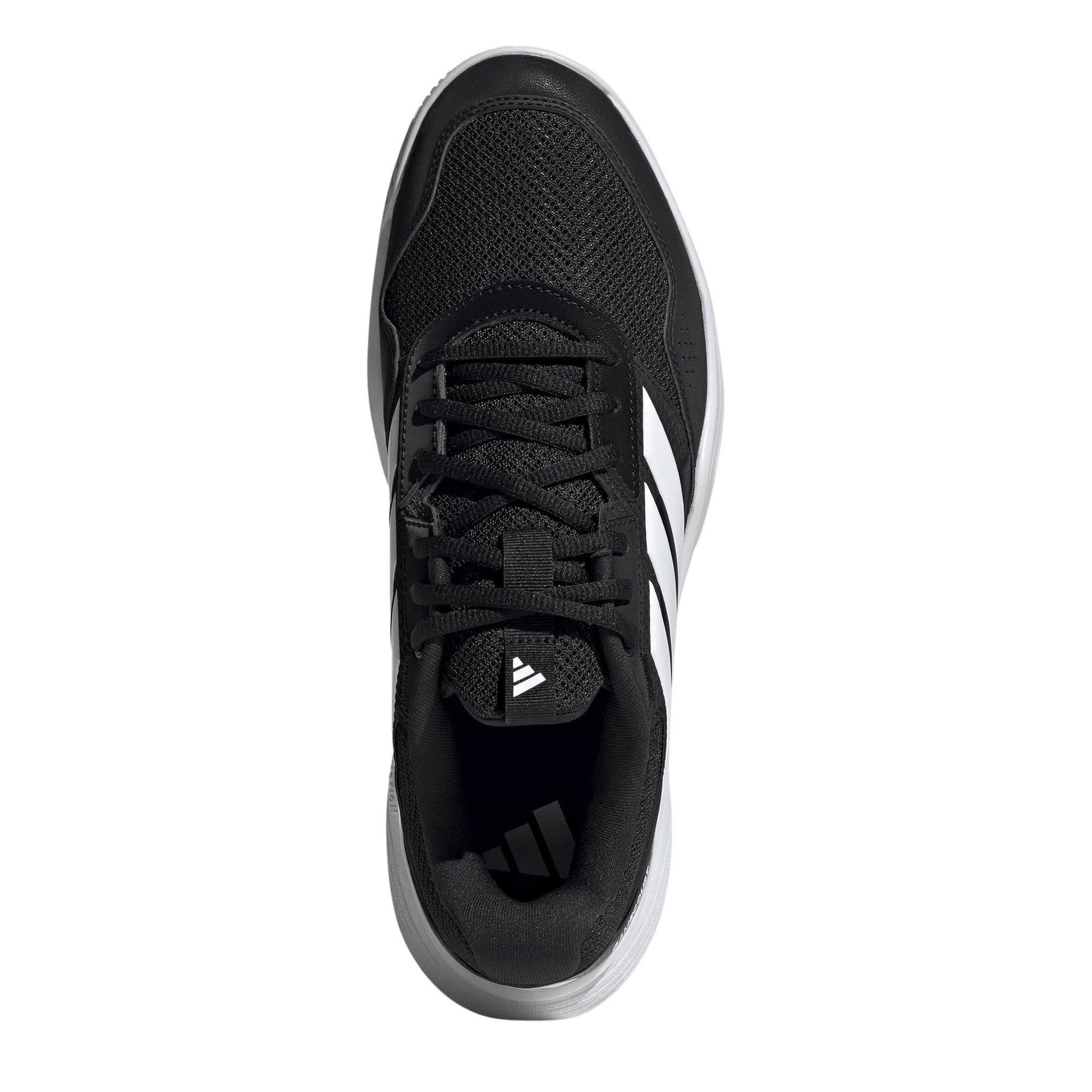 Black/Ft White - adidas - GameCourt 3 All Court Mens Tennis Shoes - 5