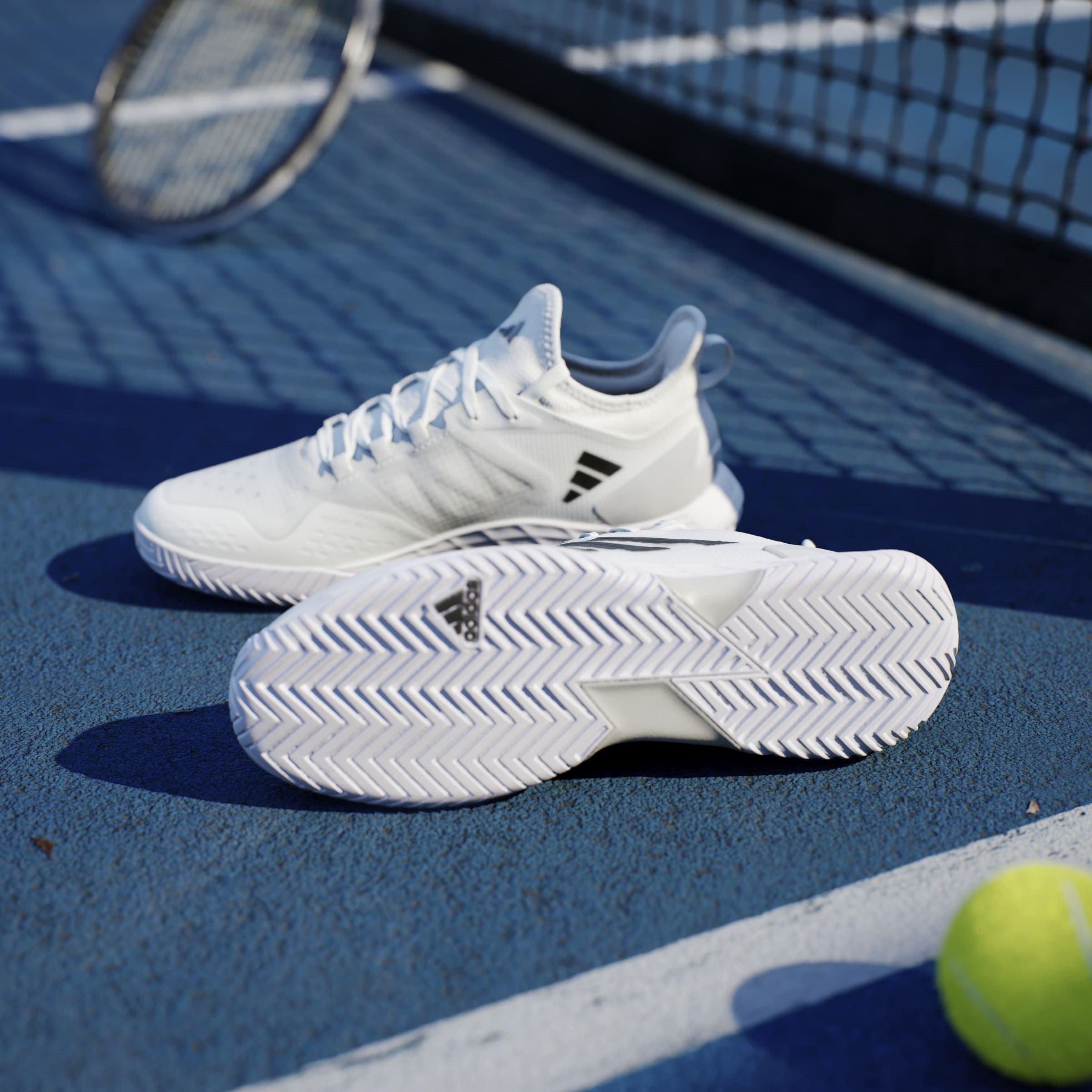 White - adidas - Adizero Ubersonic 4.1 Tennis Shoes Mens - 12