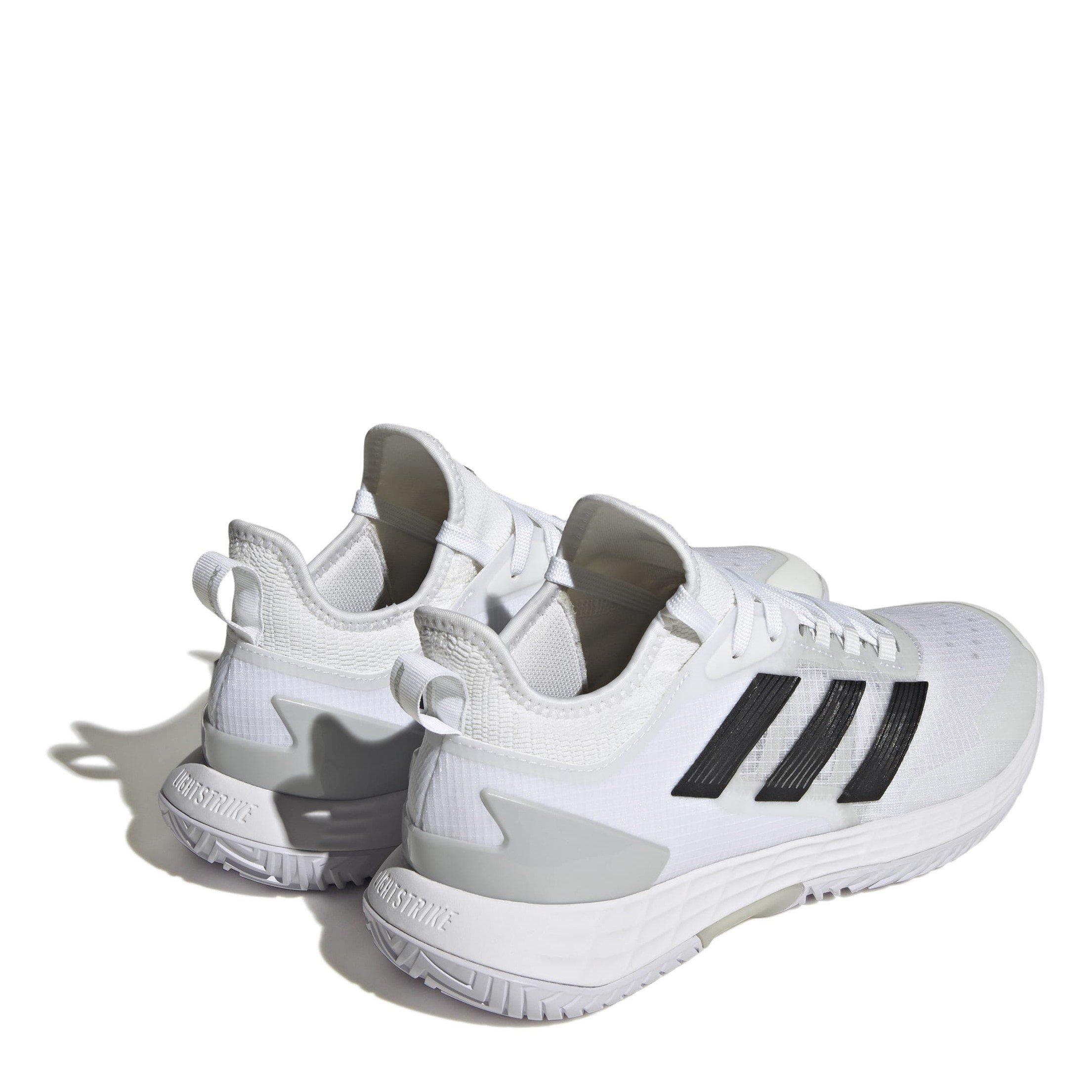 White - adidas - Adizero Ubersonic 4.1 Tennis Shoes Mens - 4