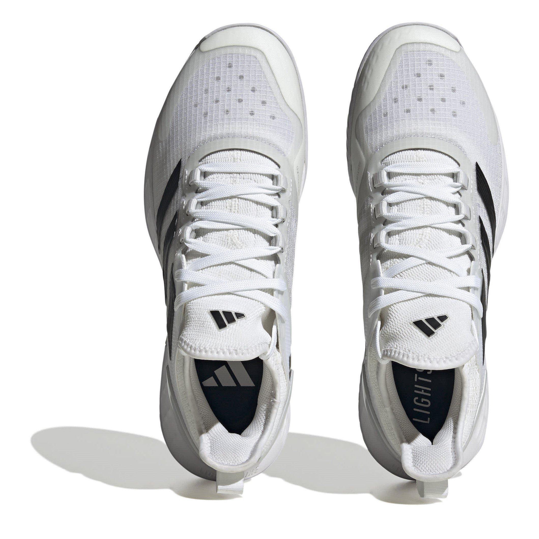 White - adidas - Adizero Ubersonic 4.1 Tennis Shoes Mens - 5