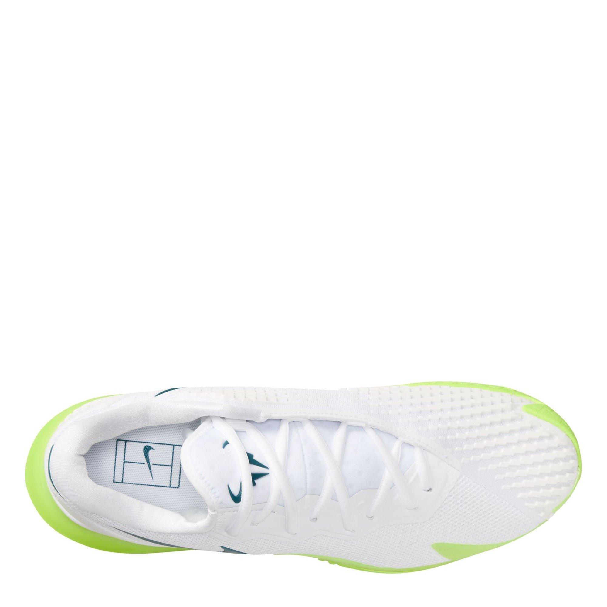 Bianco/Geode - Nike - Nikecourt Zoom Vapor Cage 4 Rafa Men'S Hard Court Tennis Shoes Mens - 9