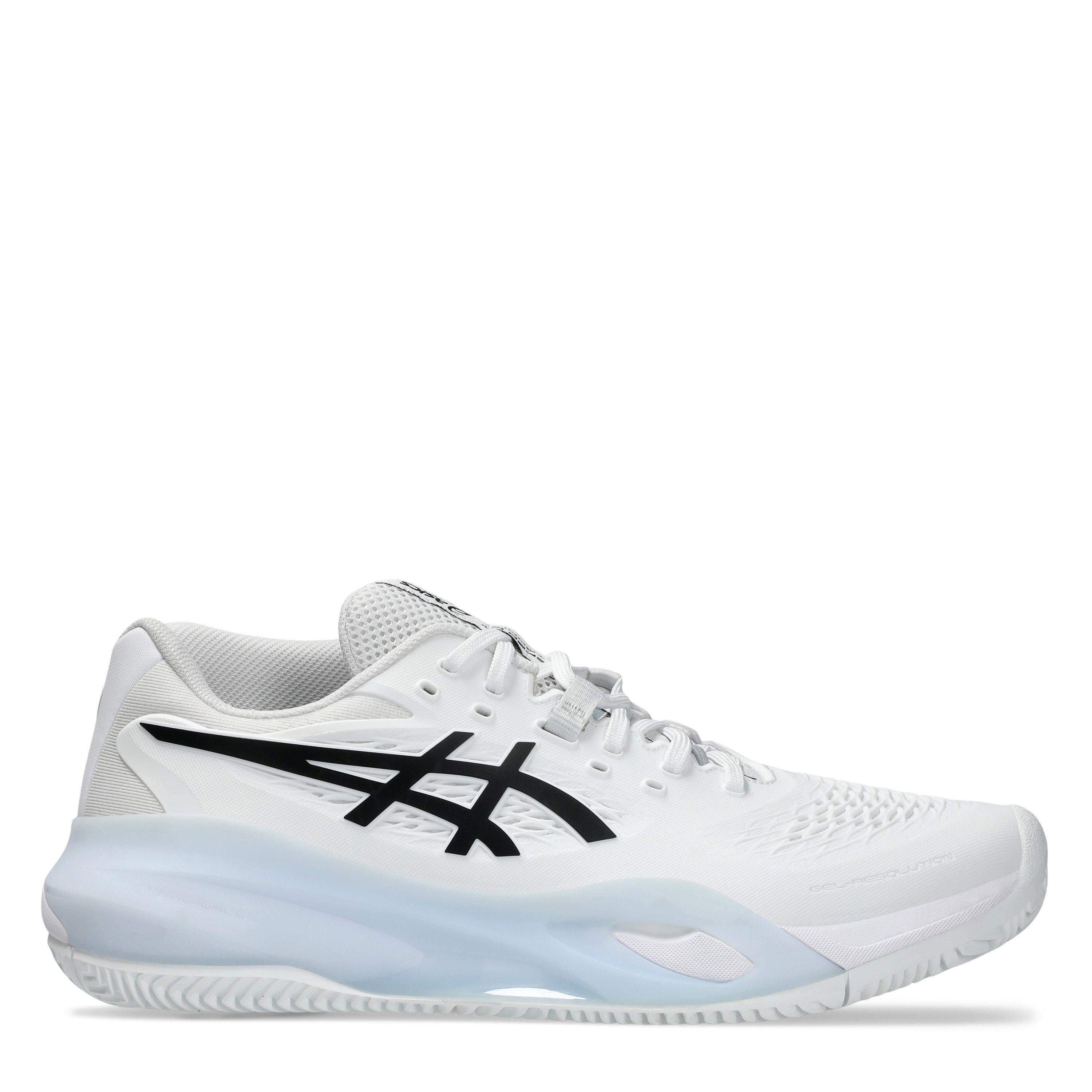 Asics Men's Gel-Resolution X Clay Tennis Shoes - White/Black - 11 (46.5)