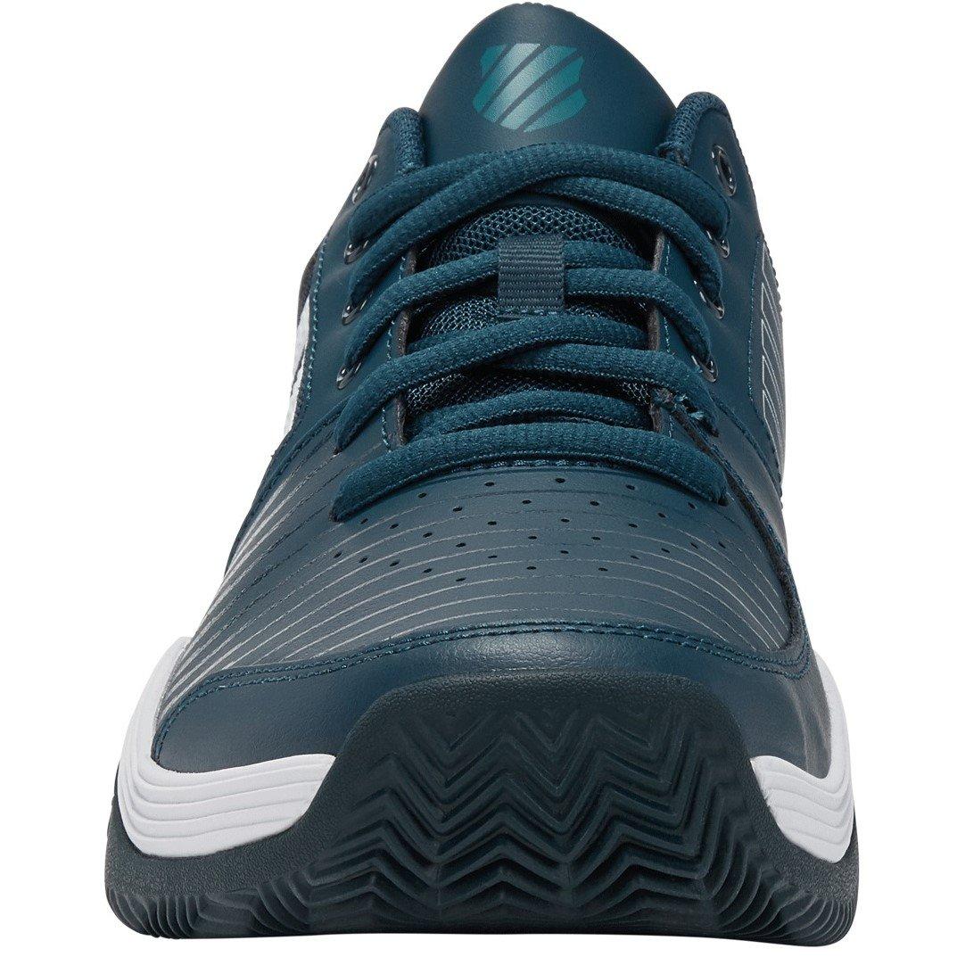 Teal/White/Aqua - K-Swiss - Men's Court Express HB Clay Court Lace Up Tennis Shoes - 2