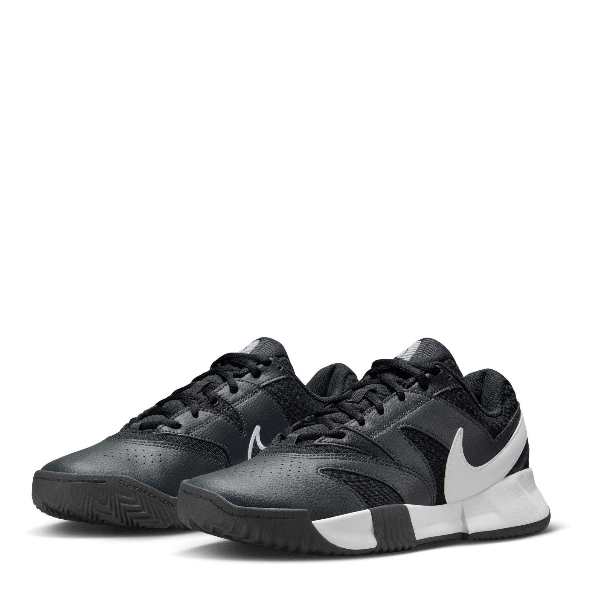 Schwarz/Weiß - Nike - Court Lite 4 Men's Clay Court Tennis Shoes - 4