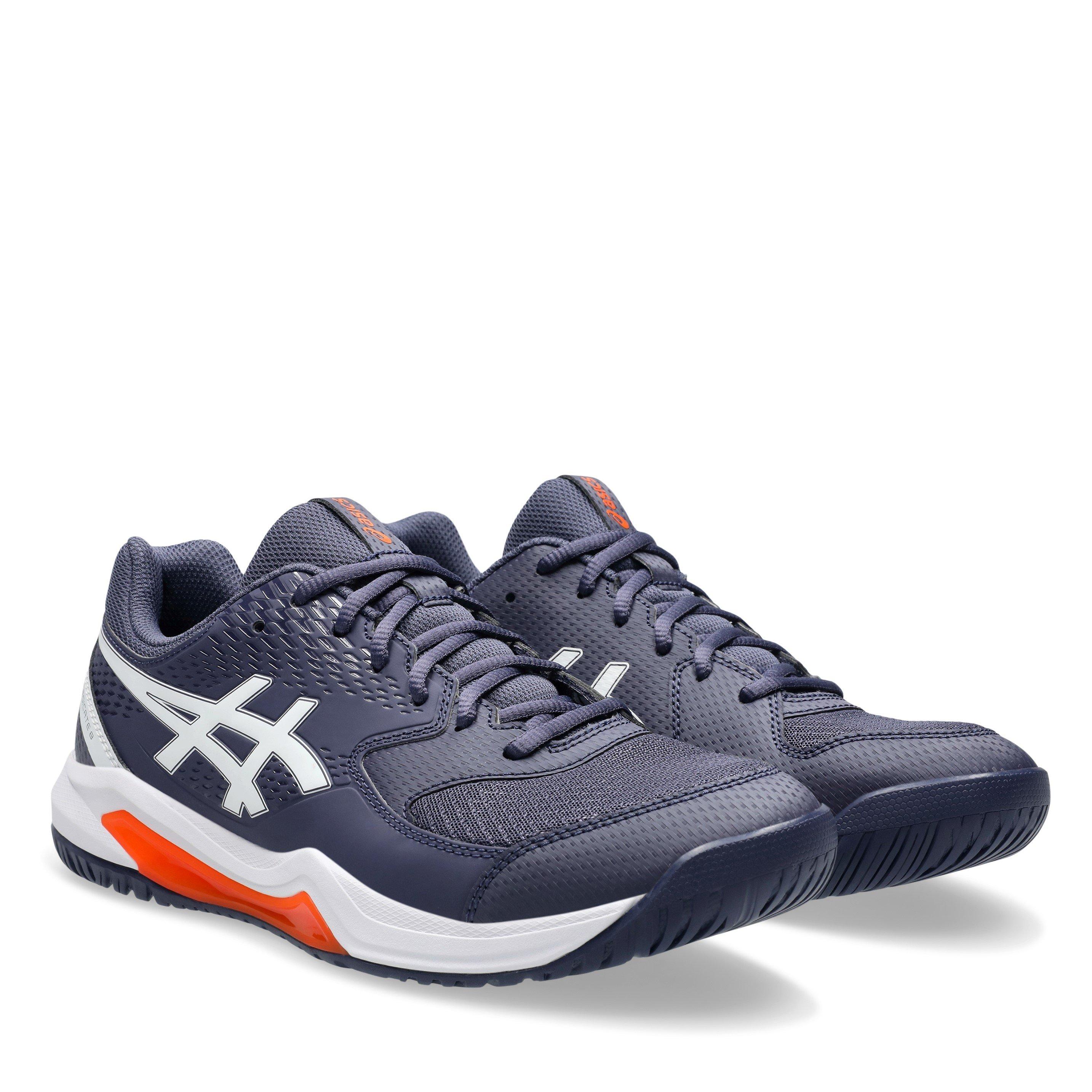 Indigo/White - Asics - Gel-Dedicate 8 Tennis Shoes Mens - 4