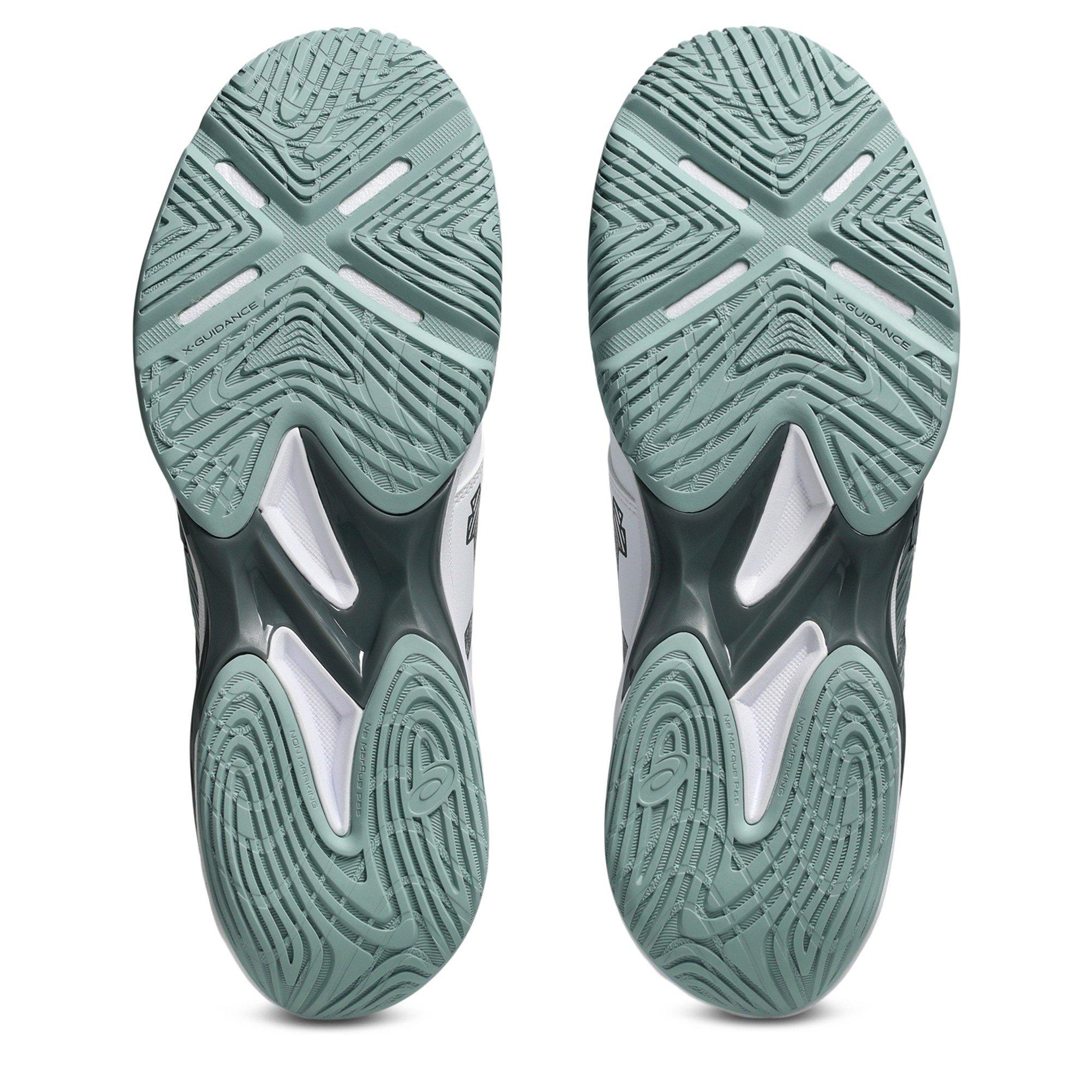 Wht/Ocean Haze - Asics - Blade FF 2 Mens Badminton Shoes - 3