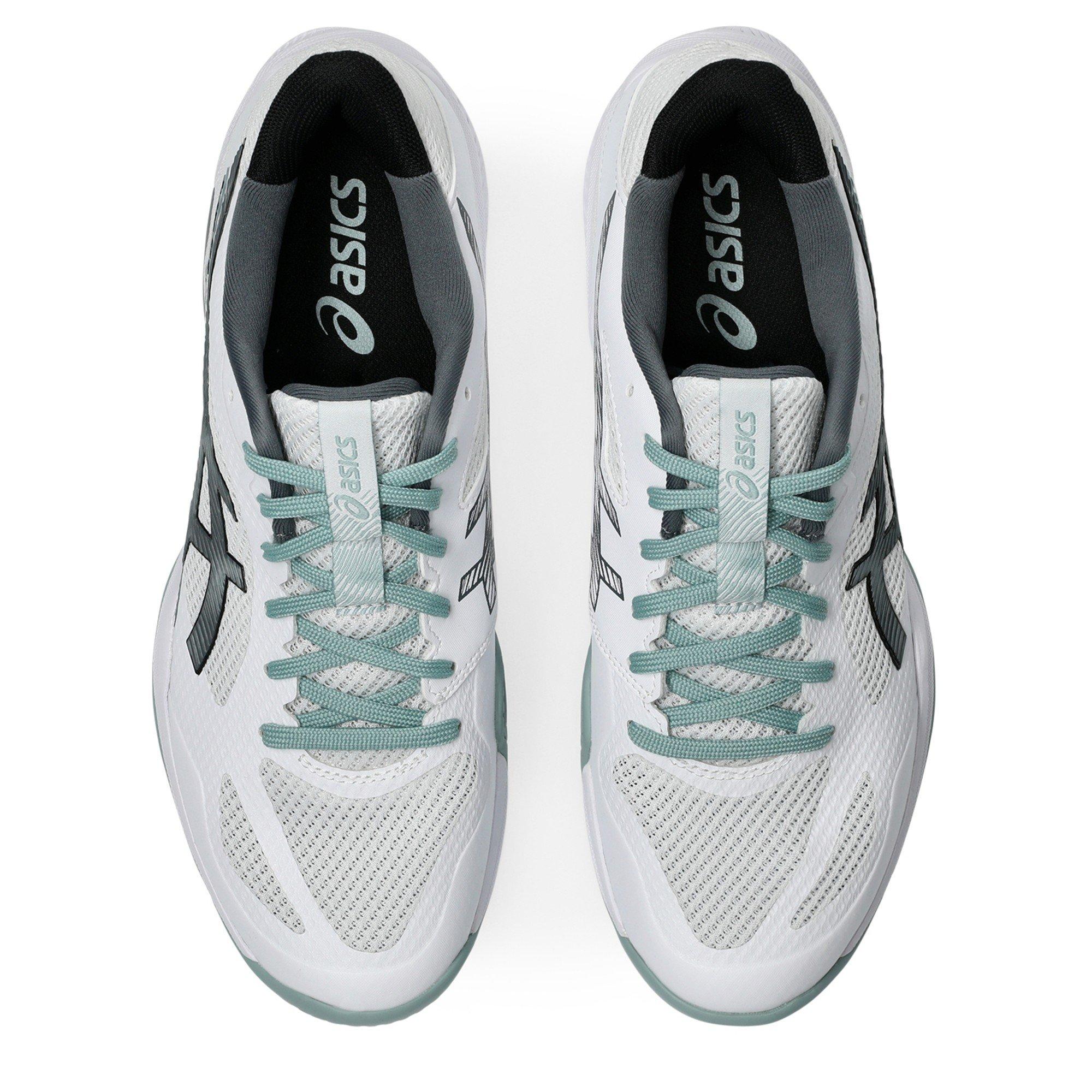 Wht/Ocean Haze - Asics - Blade FF 2 Mens Badminton Shoes - 6