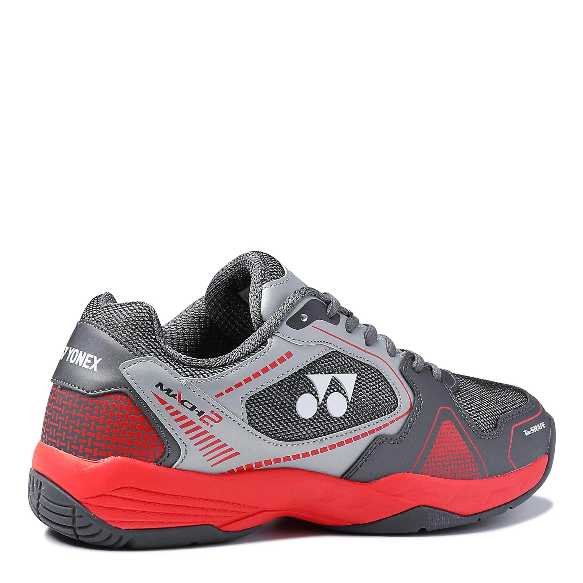 Grey/Orange - Yonex - Men's Mach Badminton Trainers - 5