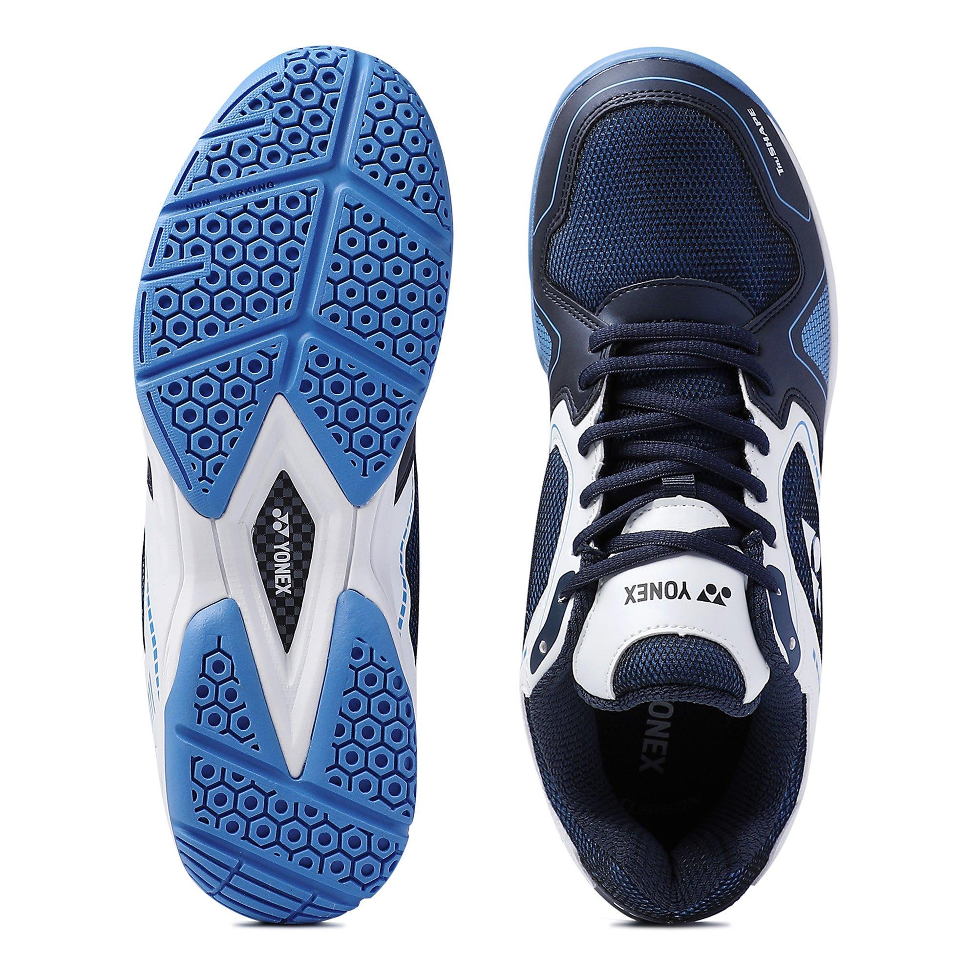 White/Cobalt - Yonex - Men's Mach Badminton Trainers - 3