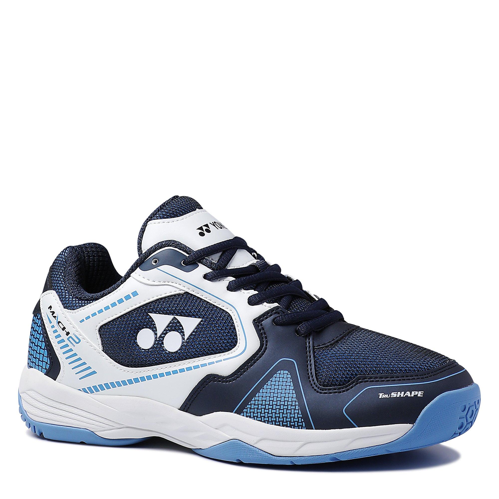 White/Cobalt - Yonex - Men's Mach Badminton Trainers - 4