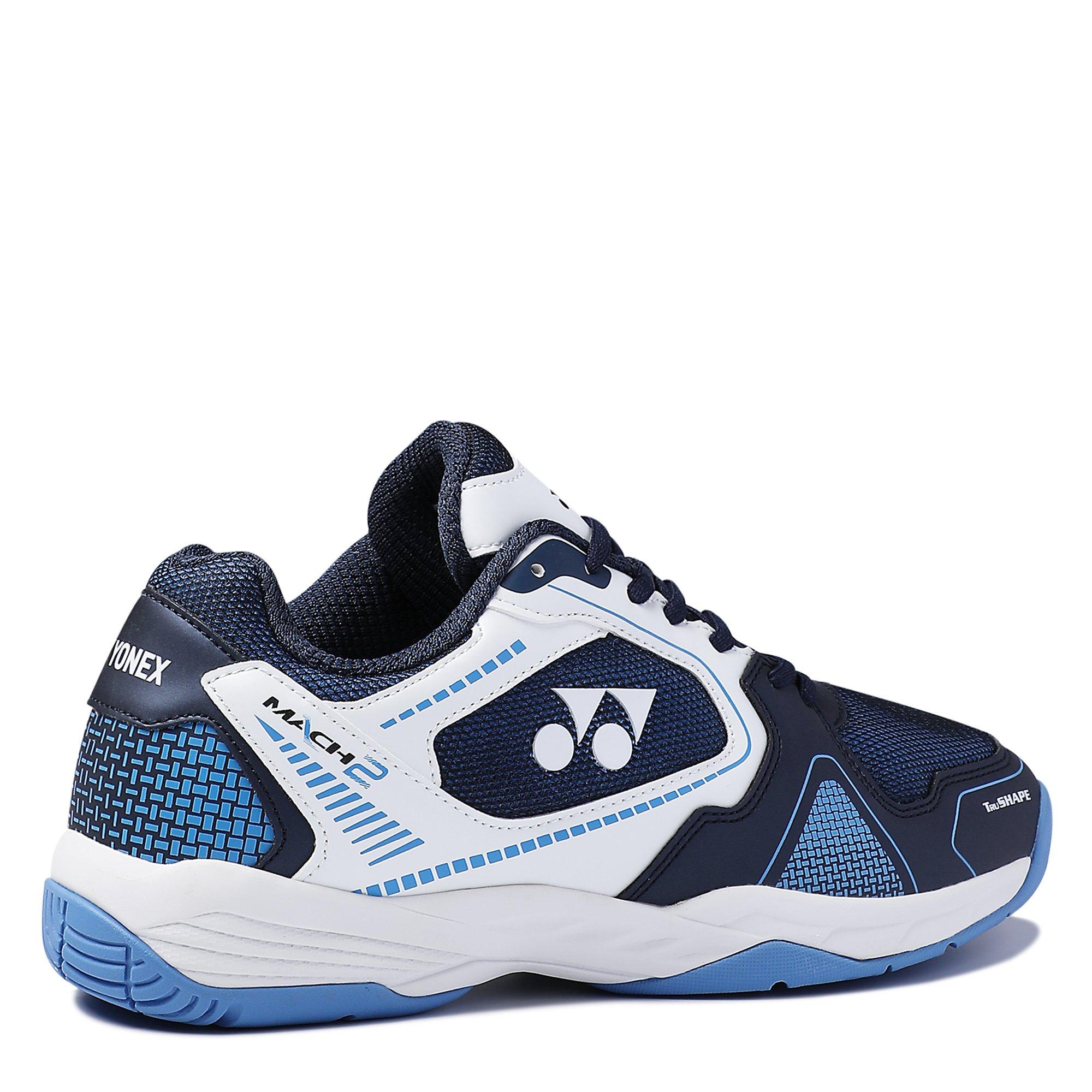 White/Cobalt - Yonex - Men's Mach Badminton Trainers - 5