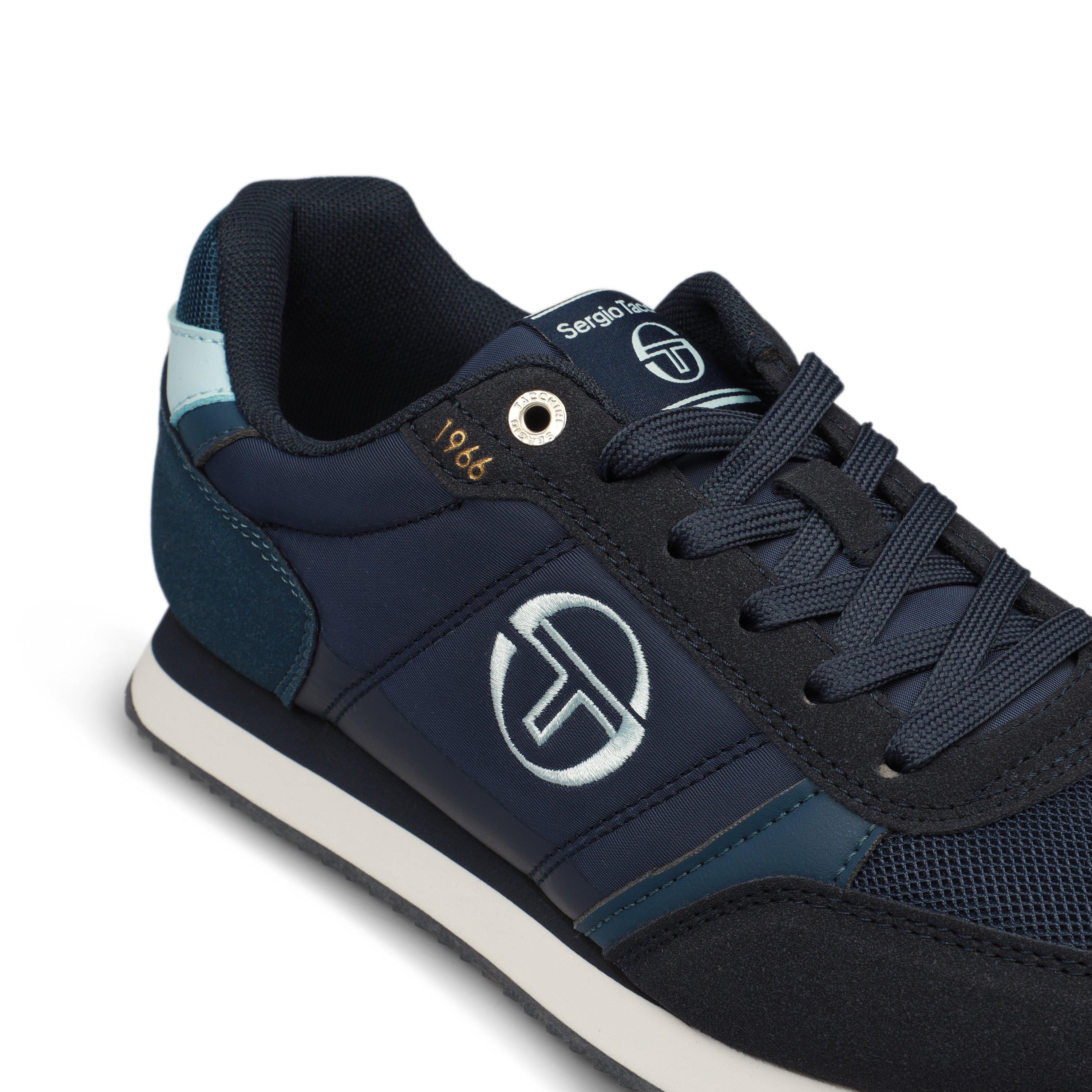 NAV/WHT/VIN - Sergio Tacchini - Unisex Bergamo 64 1966 Lace-Up Tennis Shoes - 4