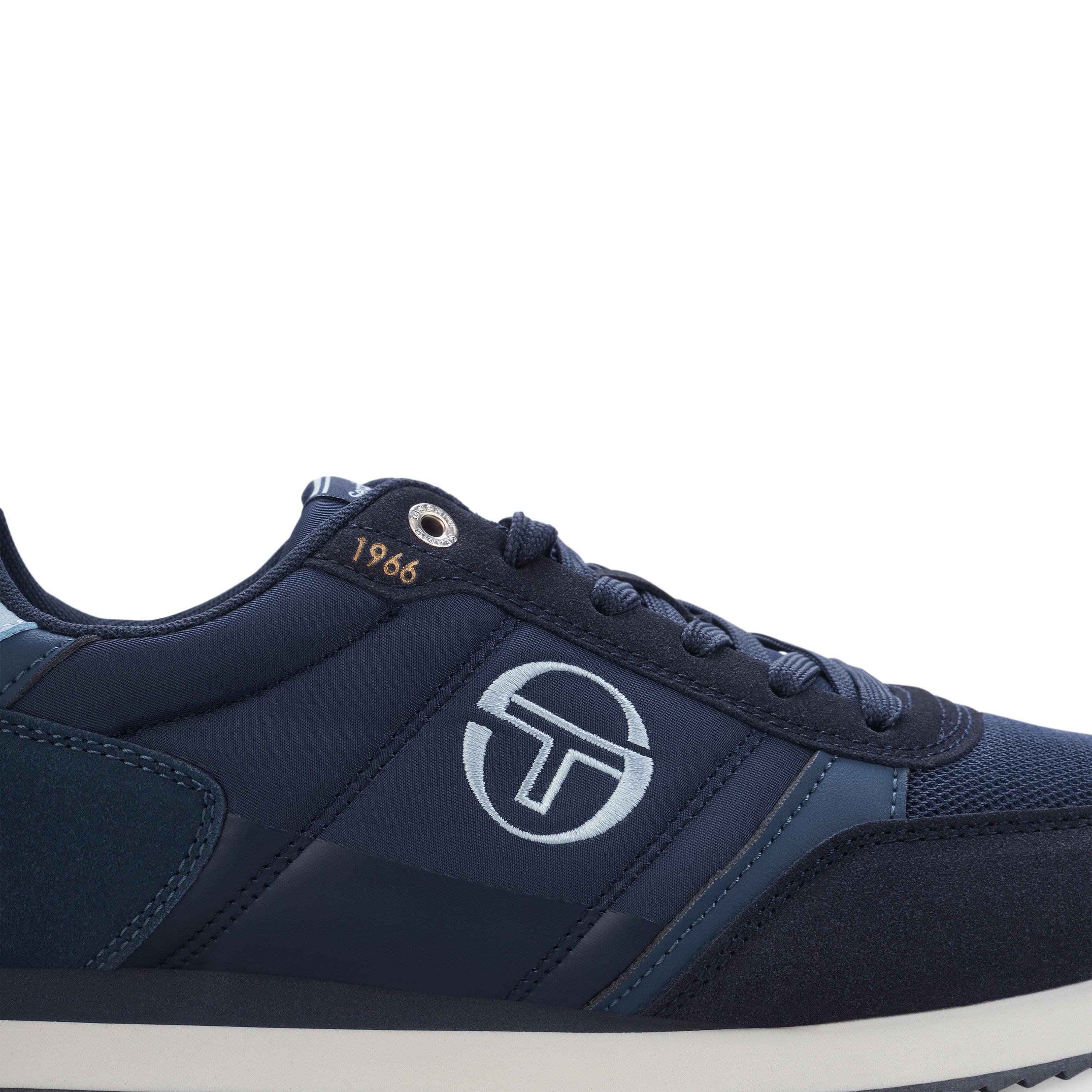 NAV/WHT/VIN - Sergio Tacchini - Unisex Bergamo 64 1966 Lace-Up Tennis Shoes - 6