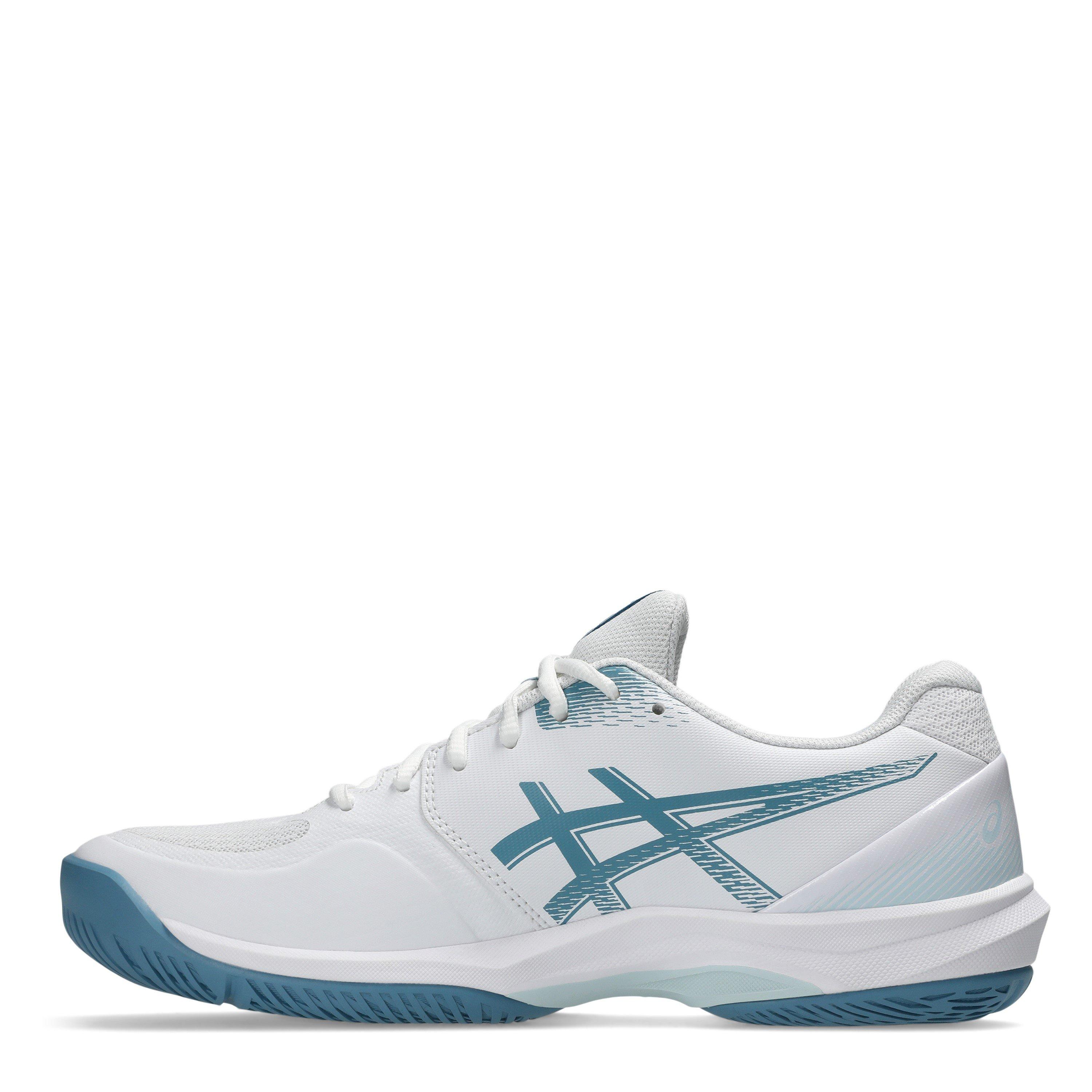 WHITE/SABA BLUE - Asics - Court Hunter FF 3 Mens Shoes - 2