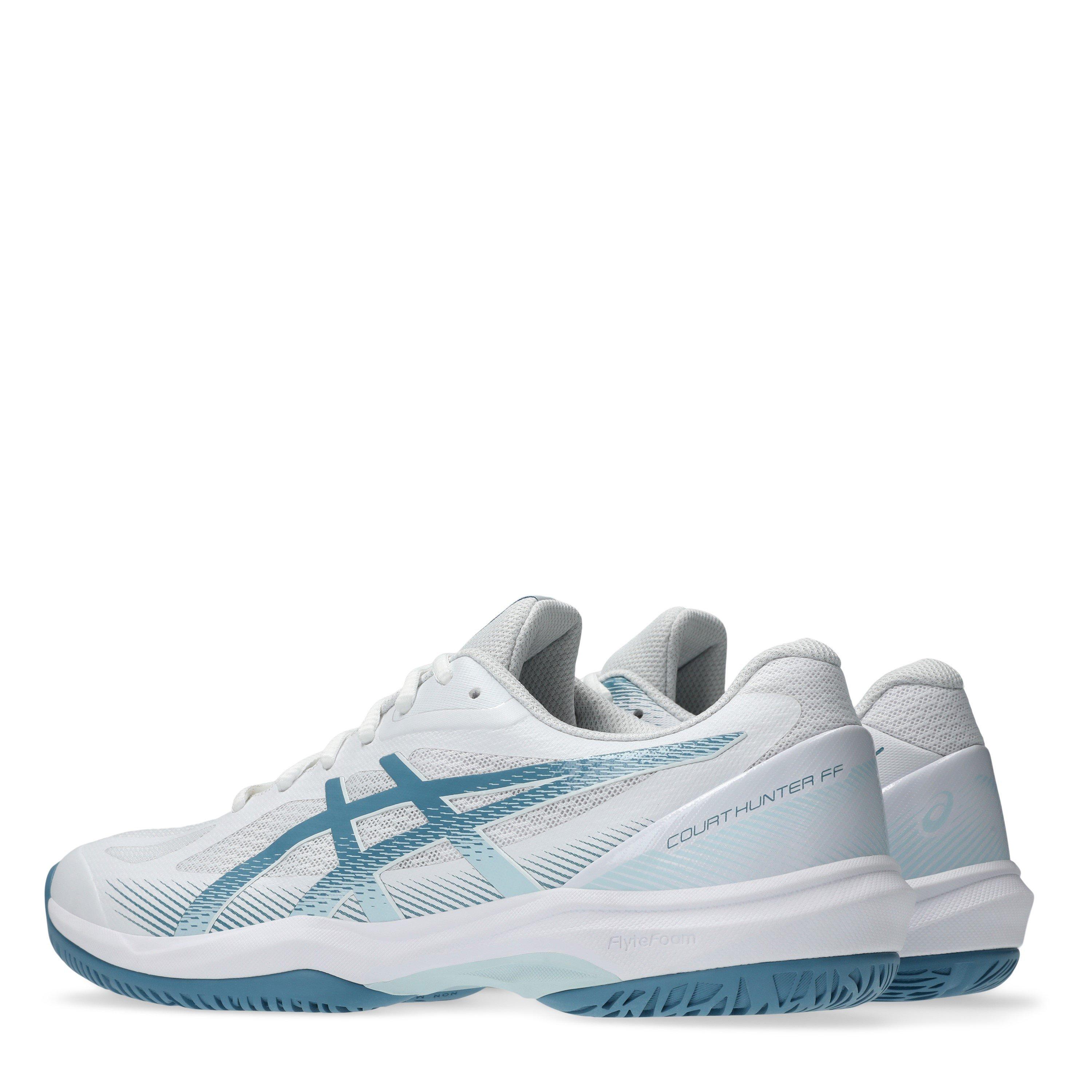 WHITE/SABA BLUE - Asics - Court Hunter FF 3 Mens Shoes - 5