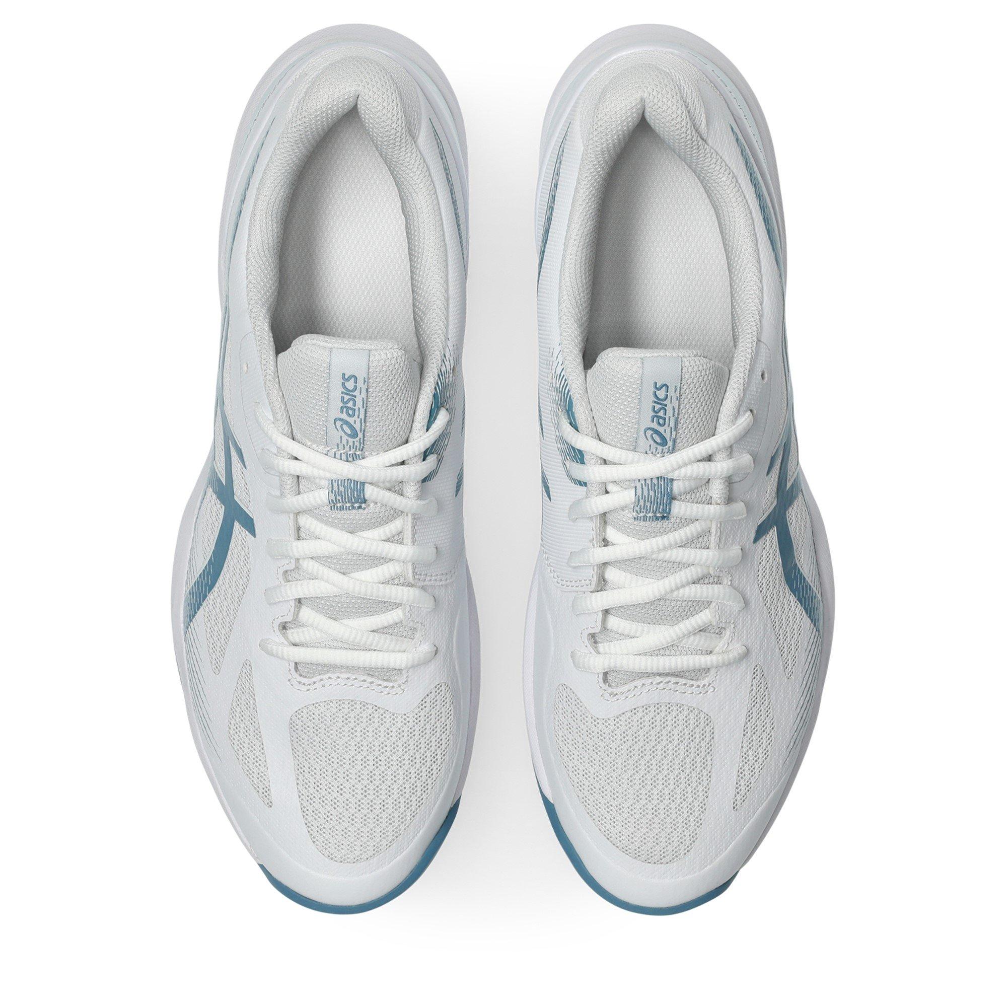 WHITE/SABA BLUE - Asics - Court Hunter FF 3 Mens Shoes - 6