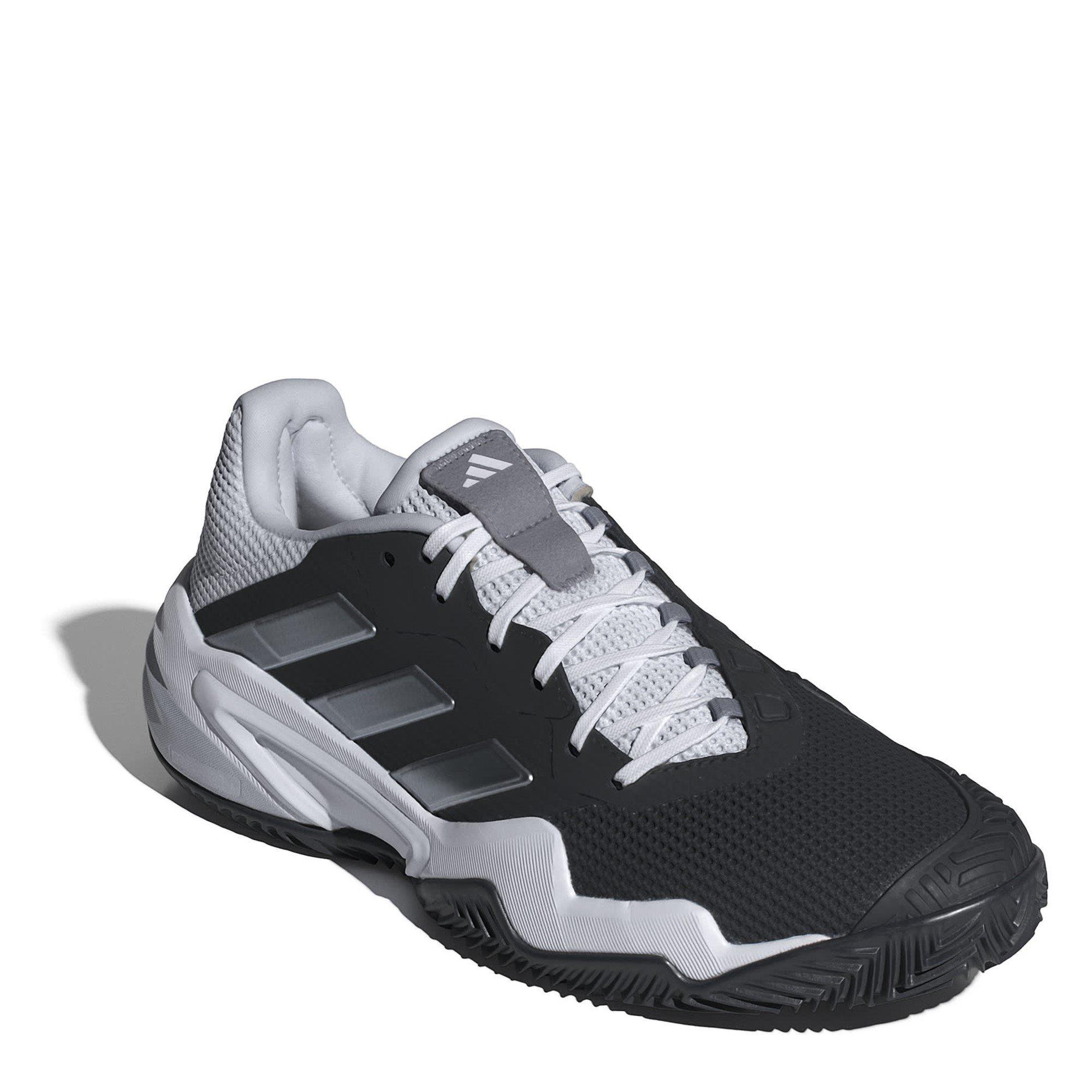Nero/Bianco/Argento - adidas - Barricade 13 Clay Tennis Shoes Mens - 3